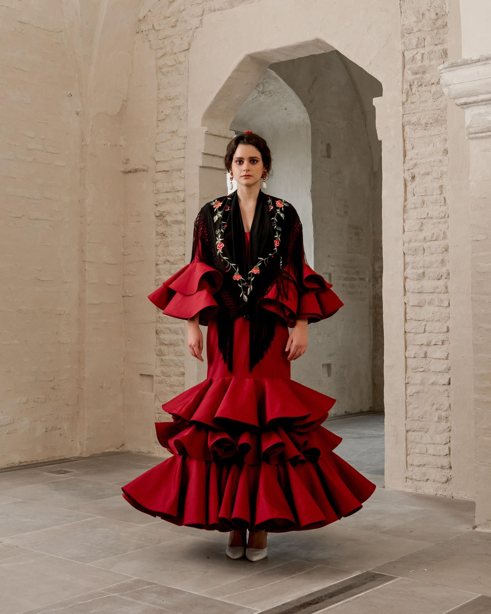 Las nueva colección de moda flamenca de Lina Sevilla, todas las fotos