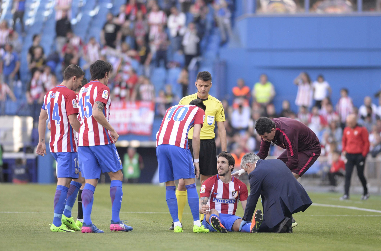 El Atlético de Madrid-Sevilla FC, en imágenes