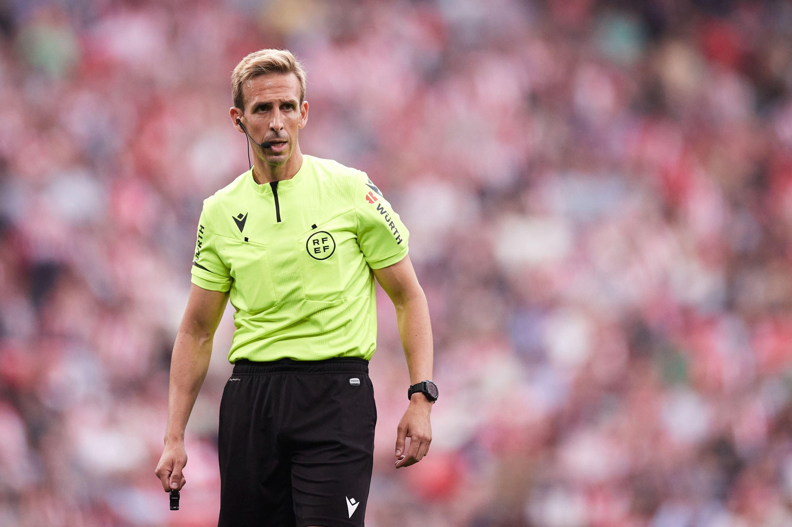 Pizarro Gómez estará de nuevo en el VAR en un partido del Granada CF.