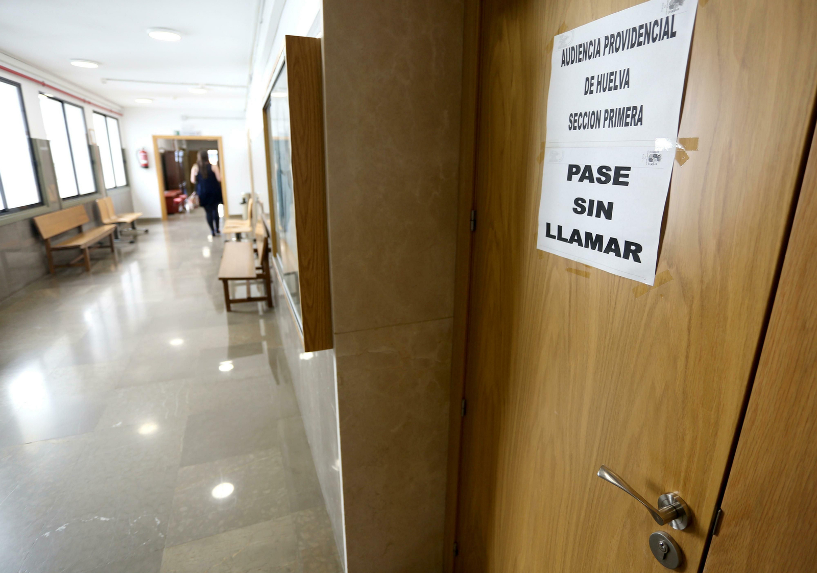 Dependencias de la oficina judicial de la Sección Primera de la Audiencia.