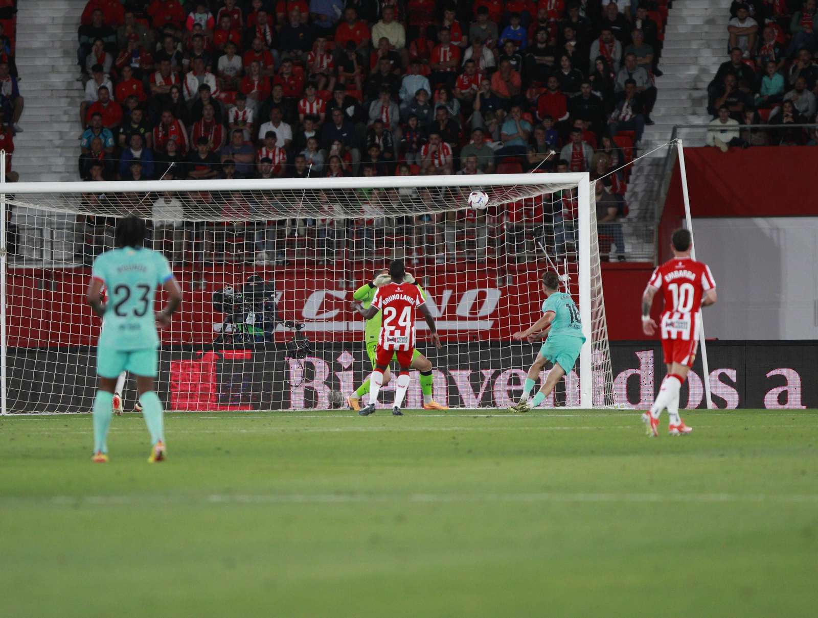 Las mejores imágenes del partido U.D. Almería-F.C. Barcelona