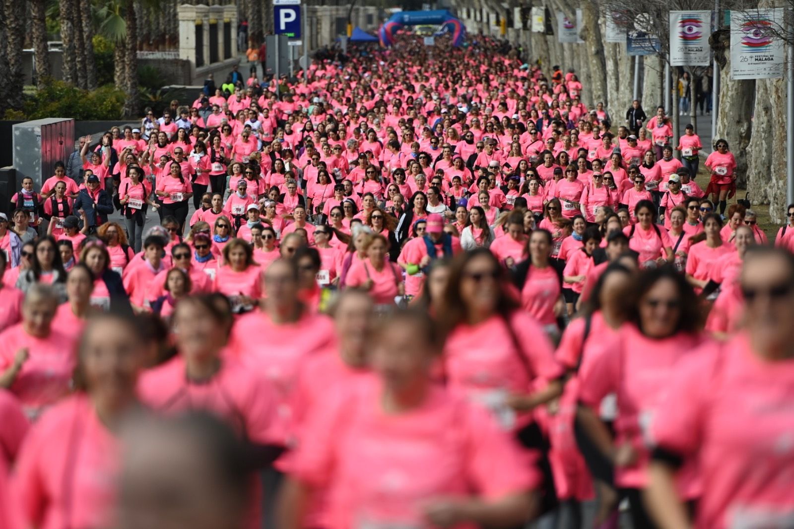 Las imágenes de la Carrera de la Mujer de Málaga
