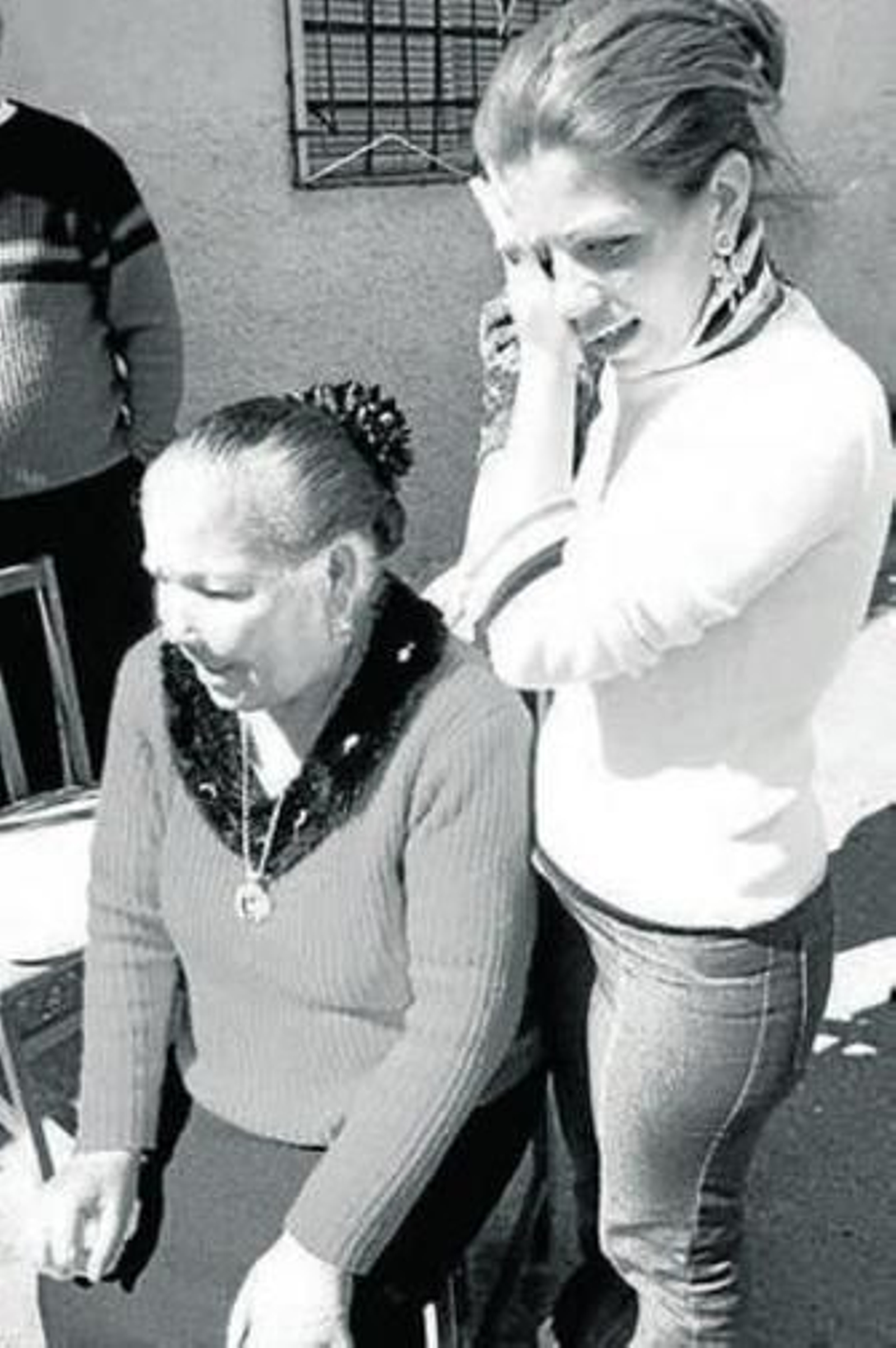 Familiares de Montse Fajardo.