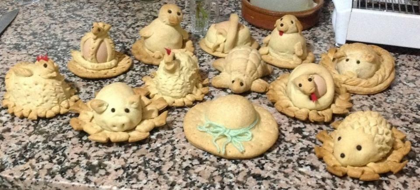 Los hornazos del concurso de Almedinilla, en fotografías