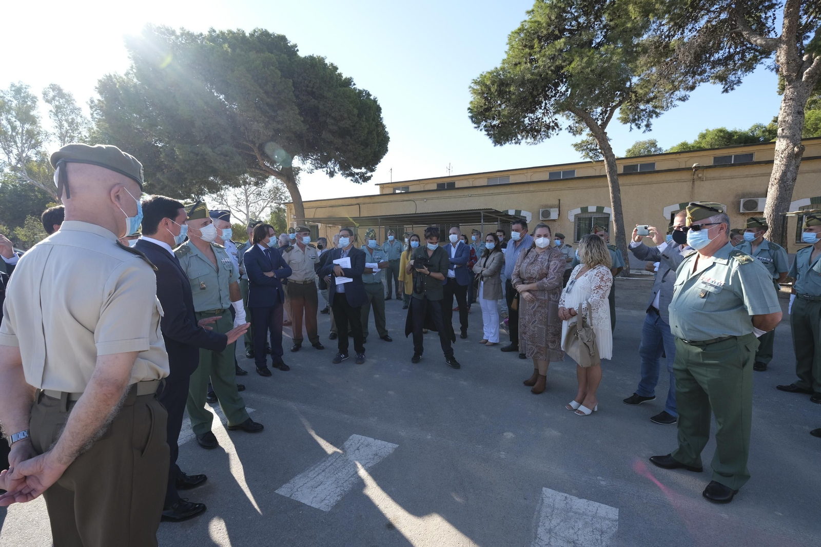 Fotogalería inauguración pista de atletismo y campo de rugby en la Base Militar Álvarez de Sotomayor