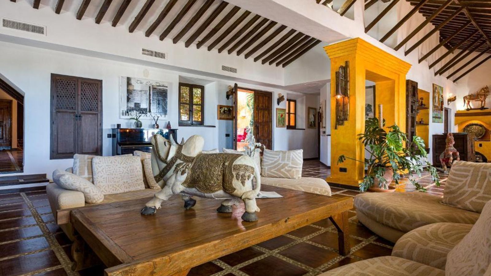 Interior del hotel.