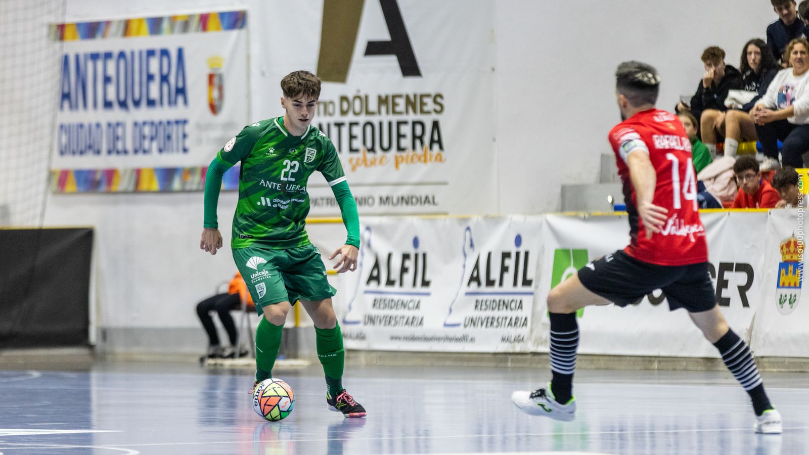 Javi Campano durante un encuentro.