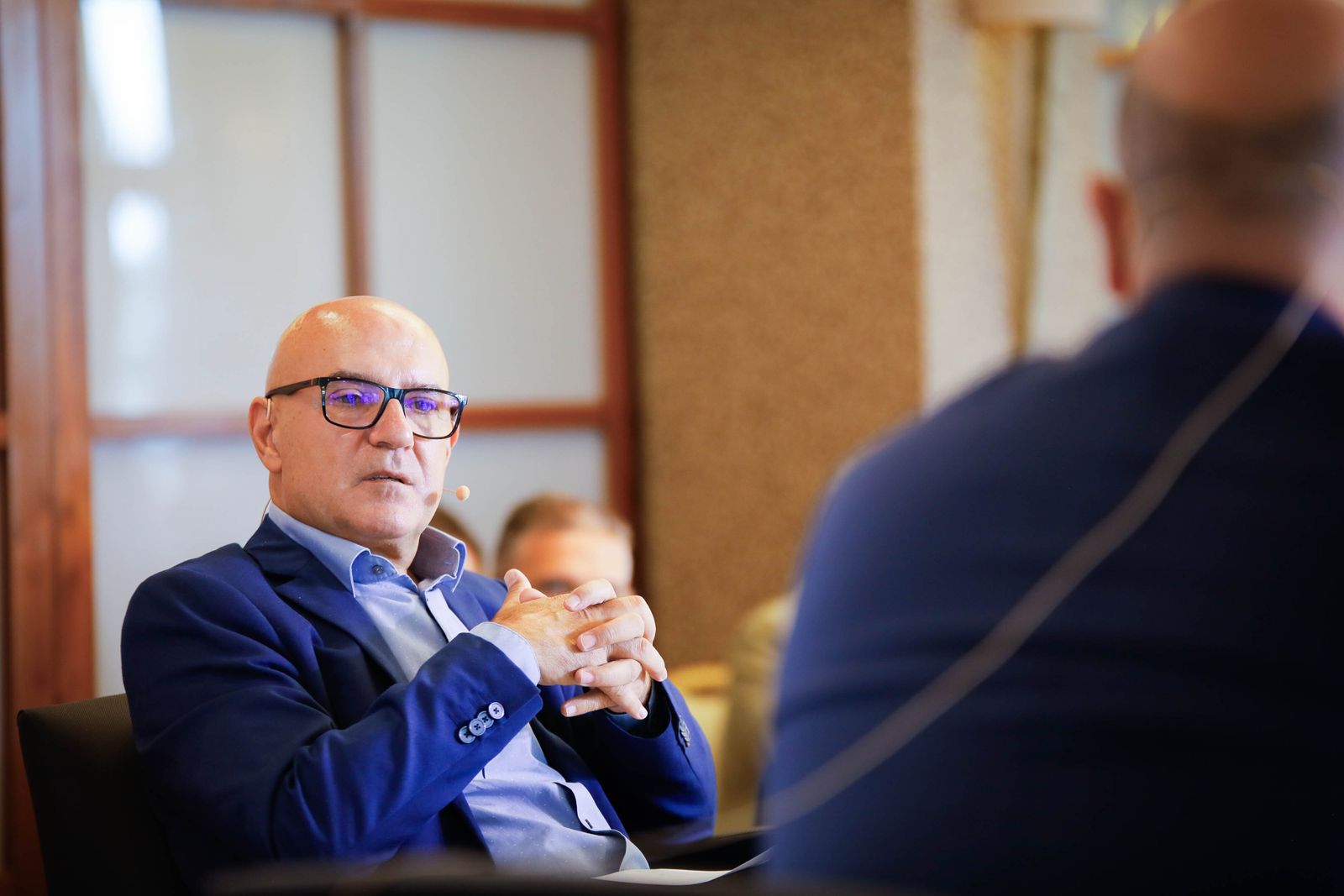 Imágenes del desayuno coloquio de Diario de Almería, con Jesús Barranco, CEO de La Unión