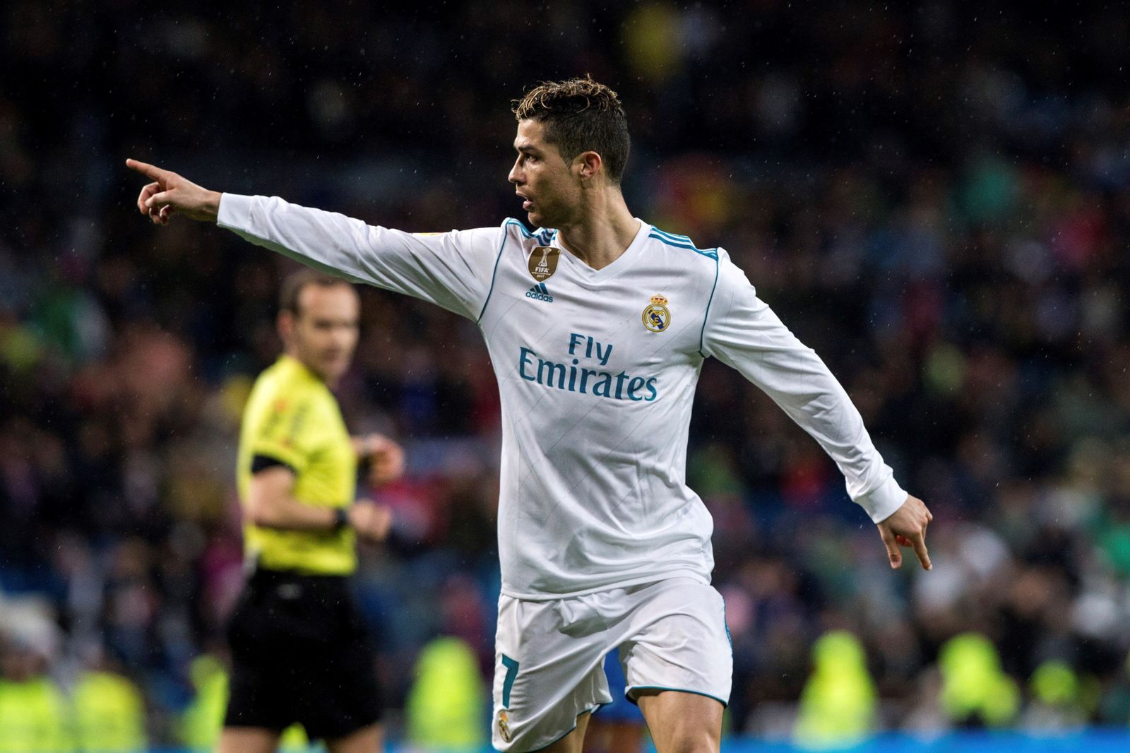 Cristiano celebra uno de sus tantos frente al Getafe.