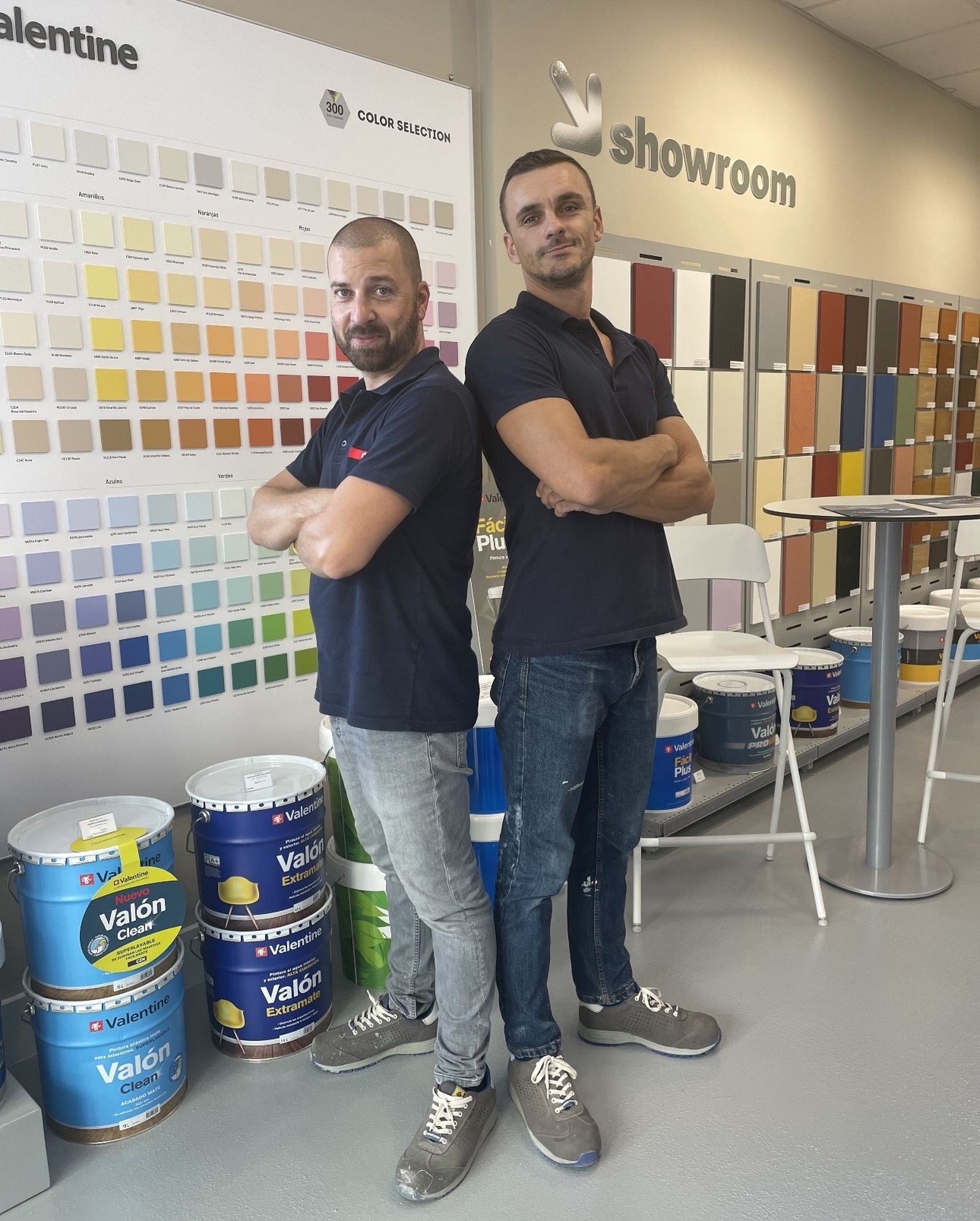 Ángel y David, responsables de CIN Valentine en Tomares.