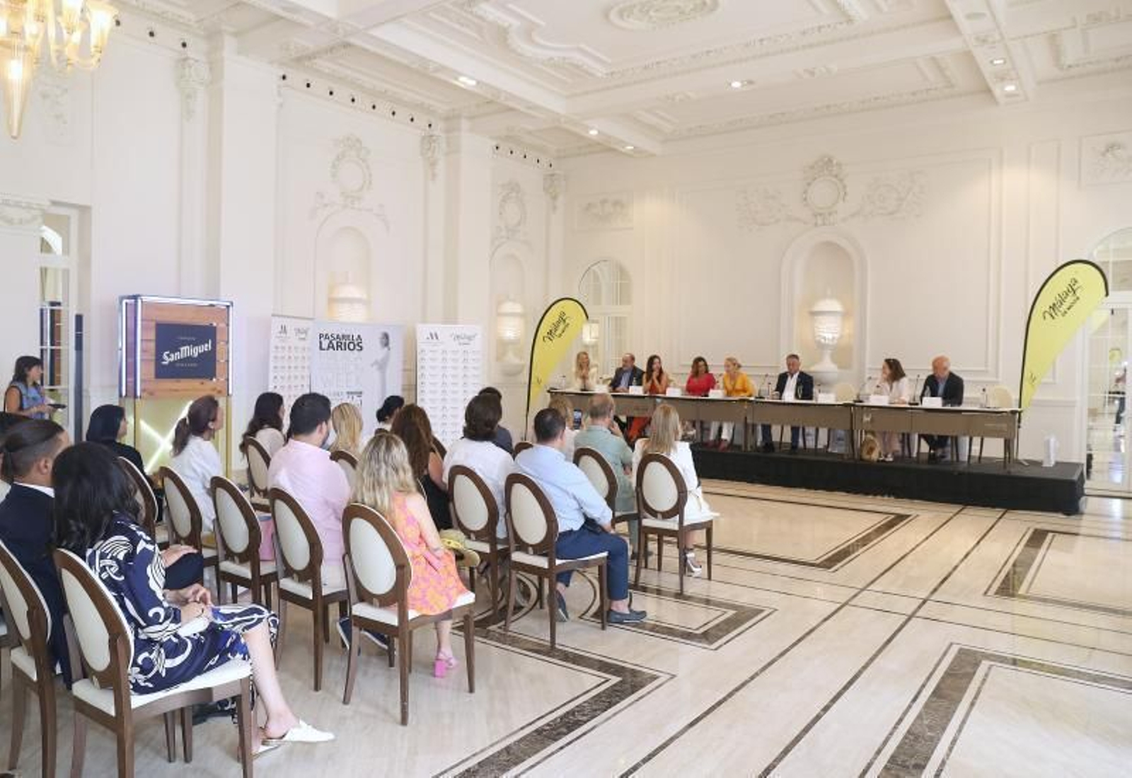 Presentación de la undécima edición de la Pasarela Larios Fashion Week este miércoles.