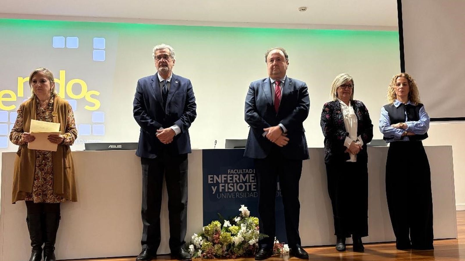 Amelia Rodríguez, José Almenara, Casimiro Mantell, María José Abellán y Rosa María Durán.