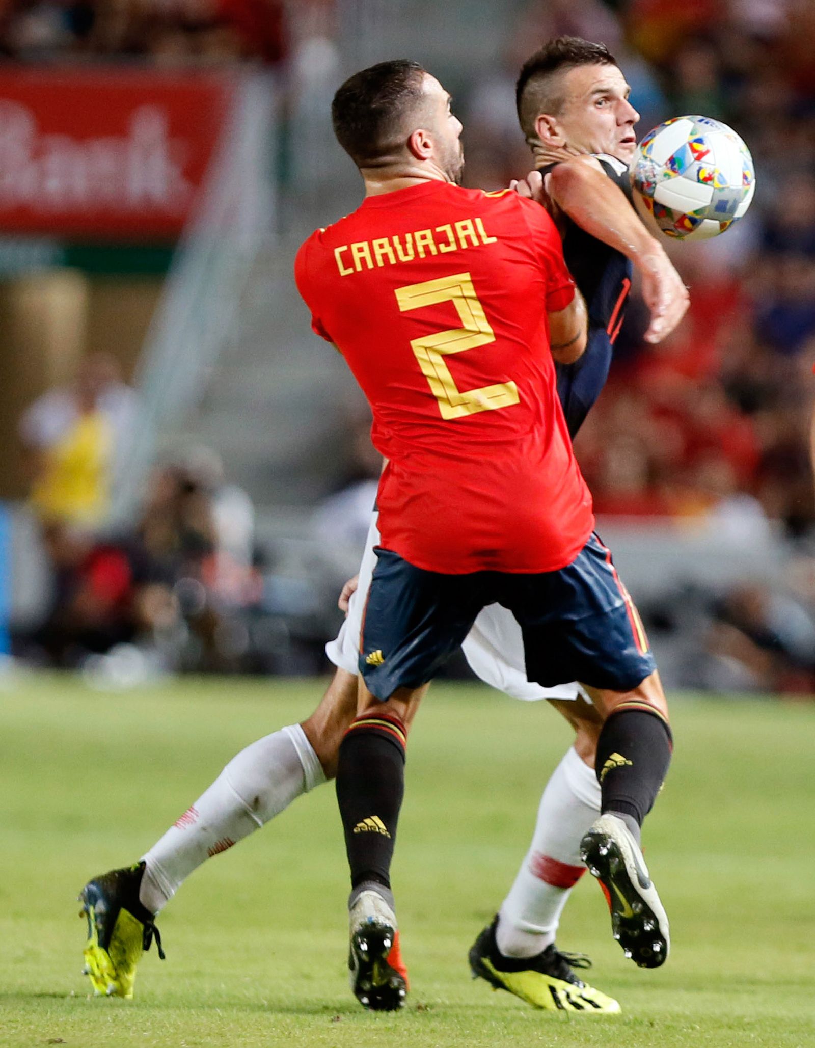 Las imágenes del España-Croacia