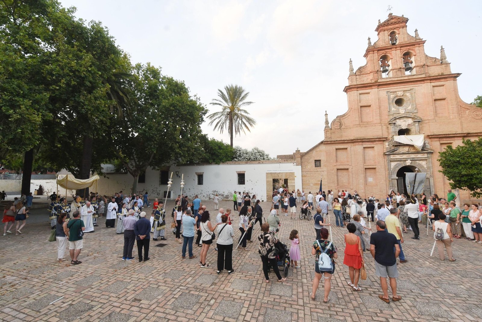 Celebración del Corpus en el santuario de la Fuensanta