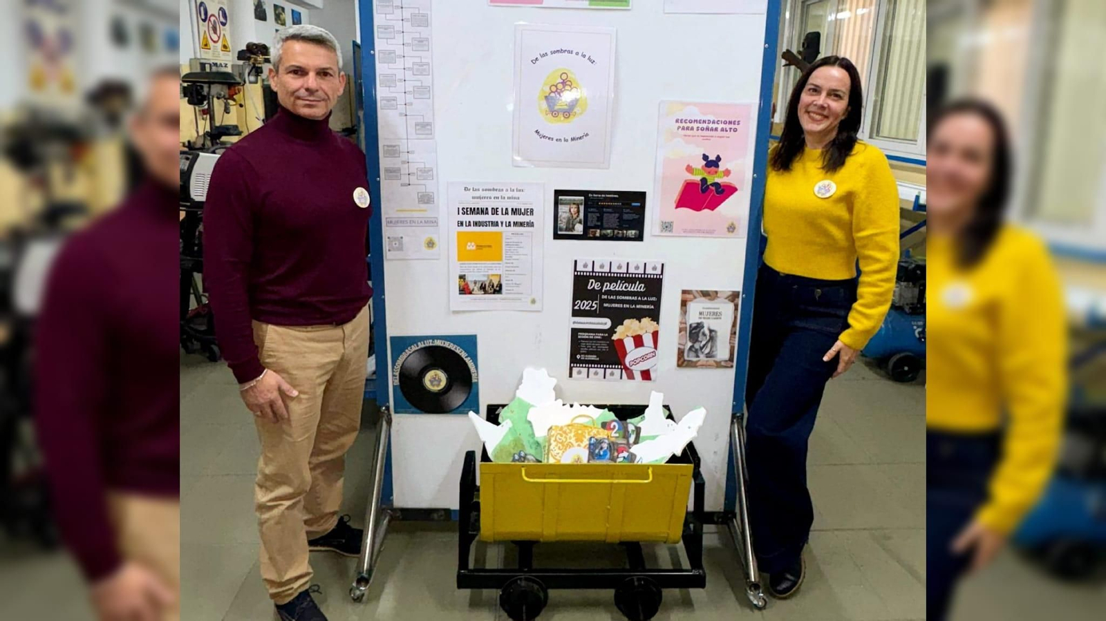 Patricia Valverde López del IESMaestro Padilla y Manuel Rodríguez Salmerón del IES El Alquián.