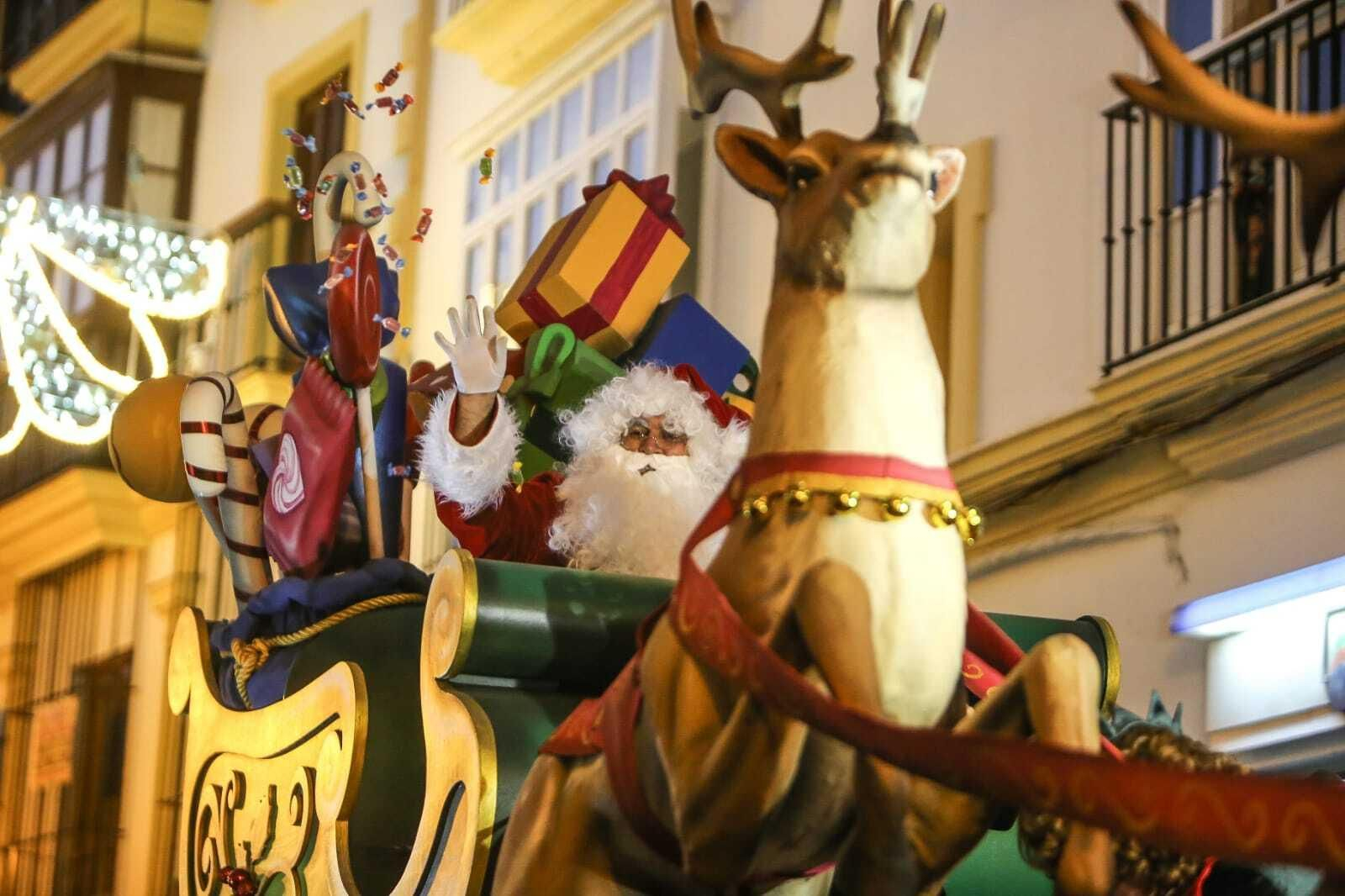 Cabalgata de Papá Noel en Chiclana