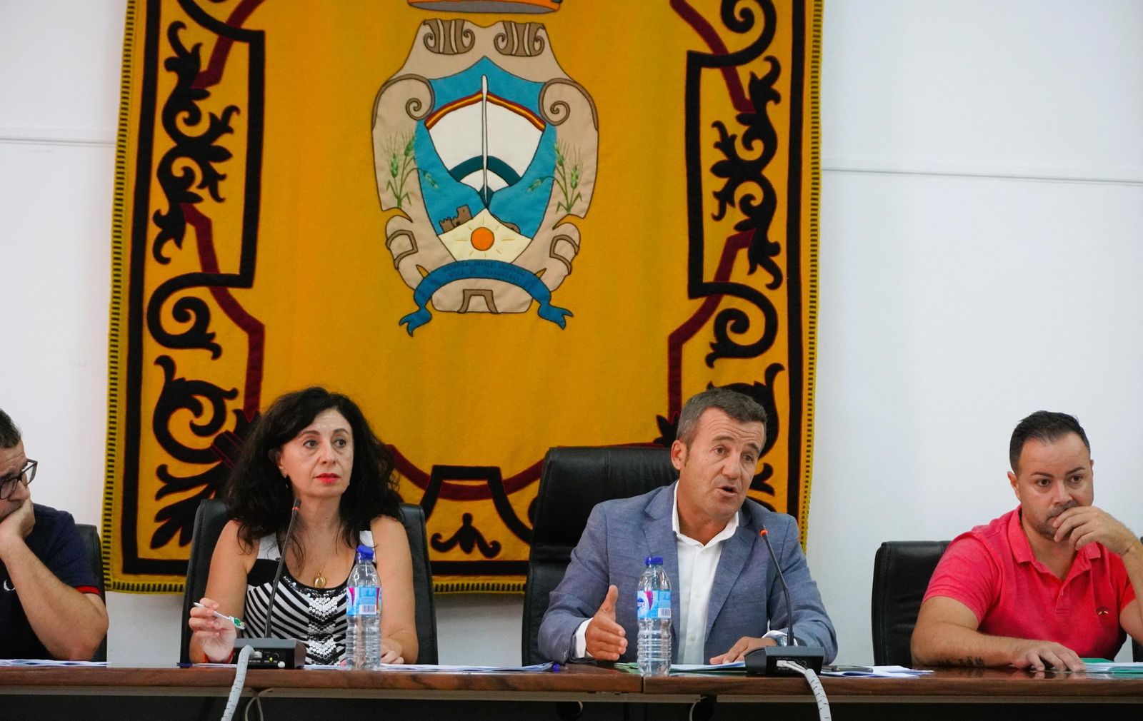 Momento del pleno ordinario celebrado en el Ayuntamiento.