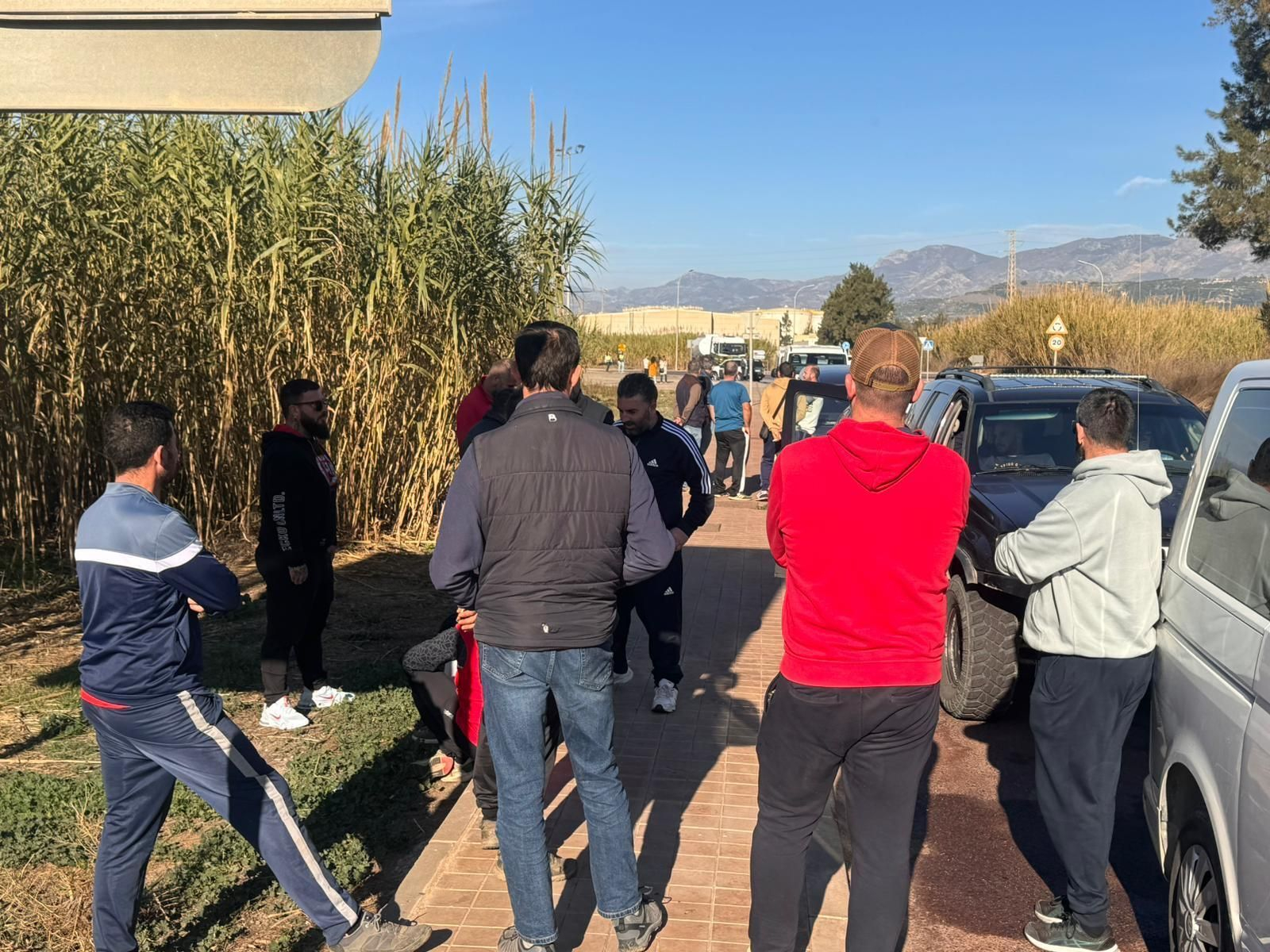 La tractorada de Granada, en imágenes