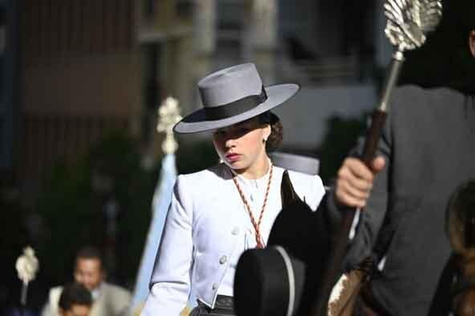 Las mejores imágenes de los peregrinos en la salida de Emigrantes