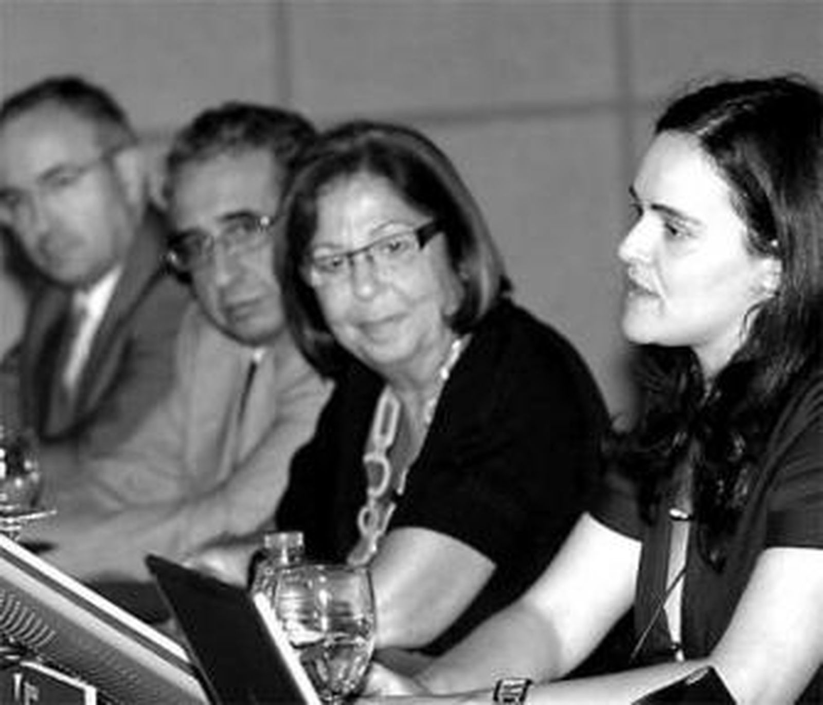 La rectora de la UMA, ayer en la presentación de la oficina.