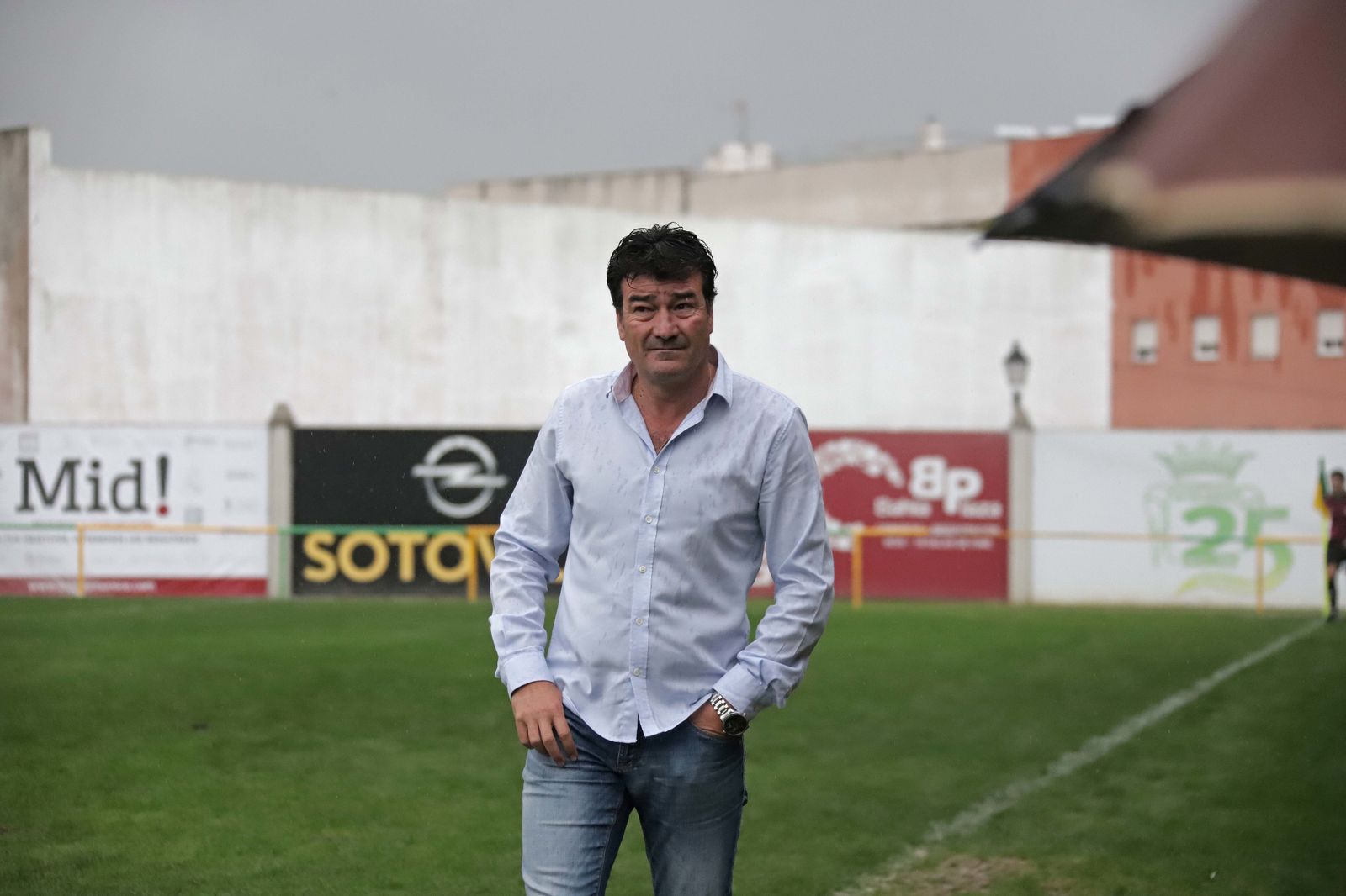 Rafael Escobar, durante un partido de la Unión esta temporada.