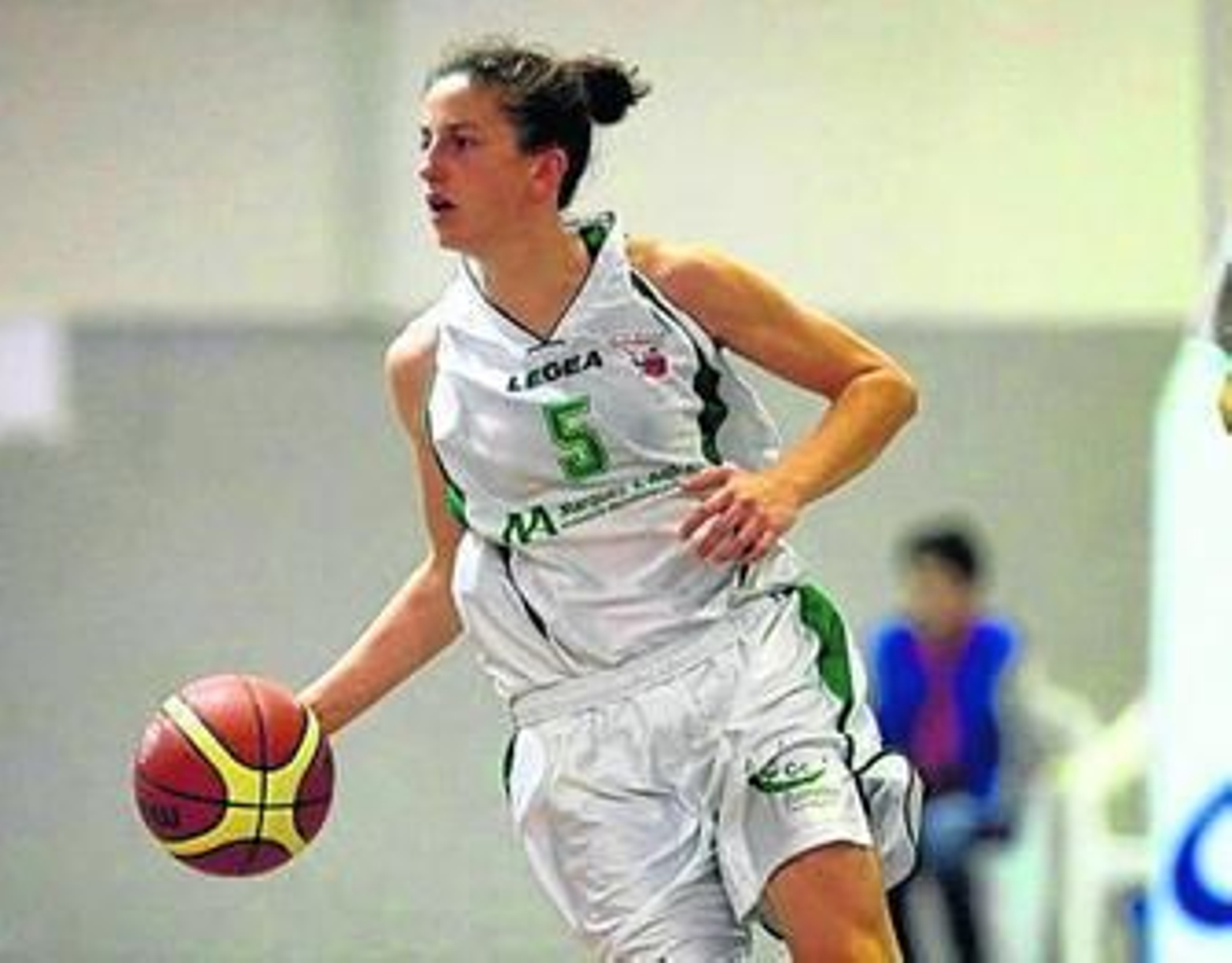 Catarina Neves durante un encuentro la pasada campaña.