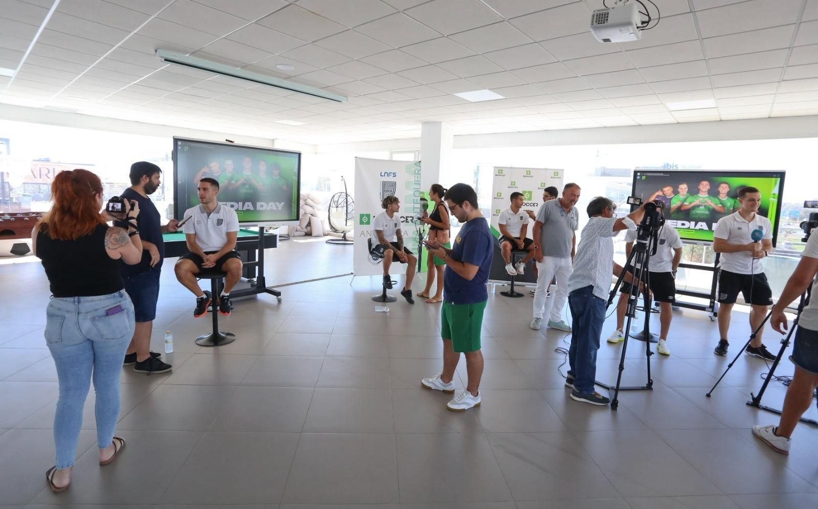 Media day del UMA Antequera antes de debutar este viernes en Primera División