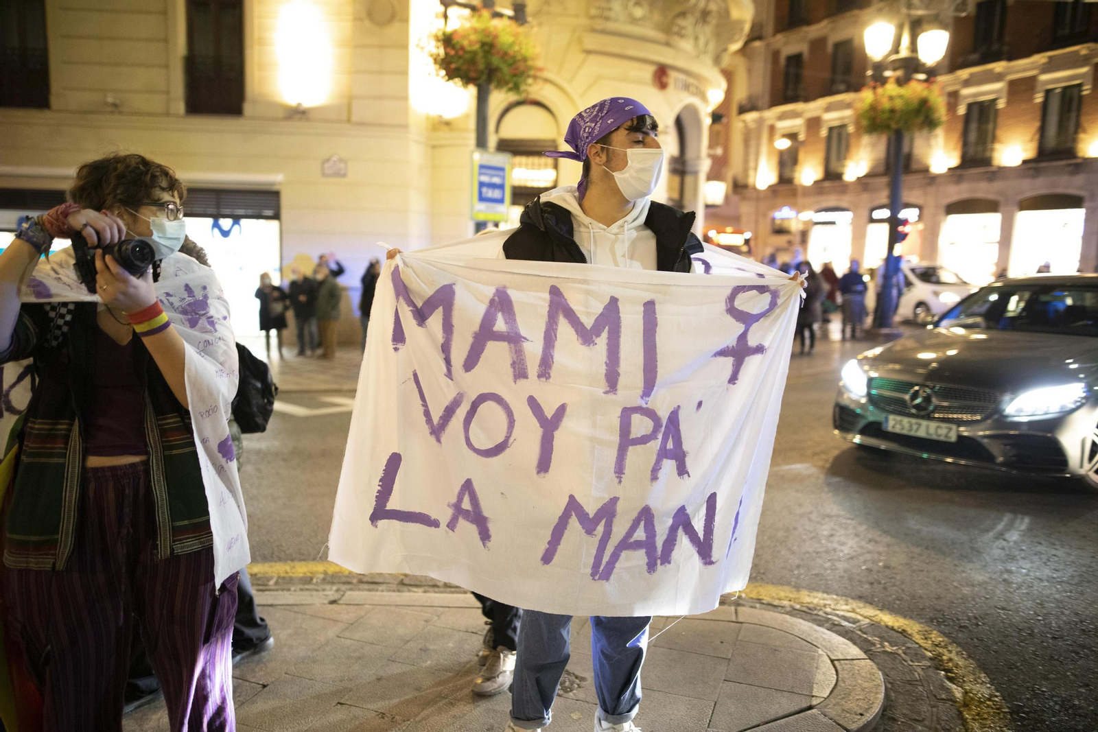 La manifestación del 25-N en Granada en imágenes