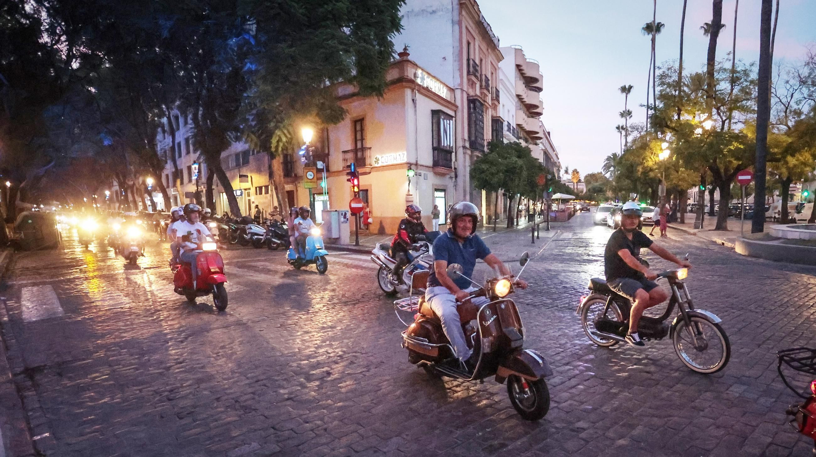 Imágenes del Encuentro Nacional de Scooters Clasicas en Jerez