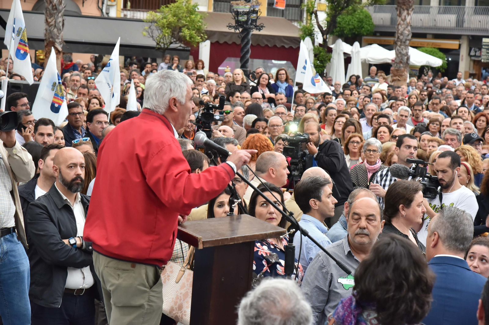 Las imágenes de la manifestación en la Plaza Alta de Algeciras