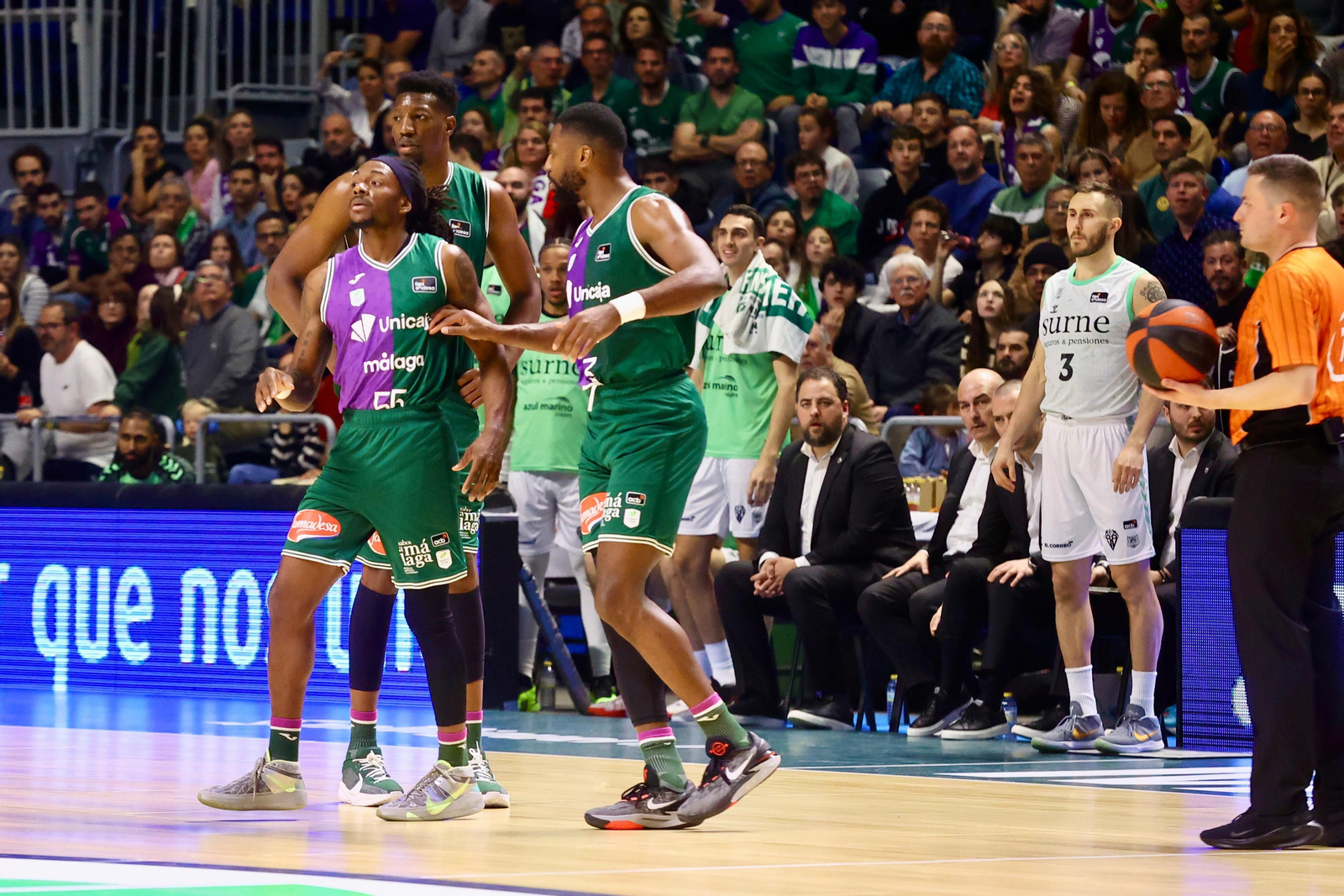 El Unicaja - Surne Bilbao, en fotos