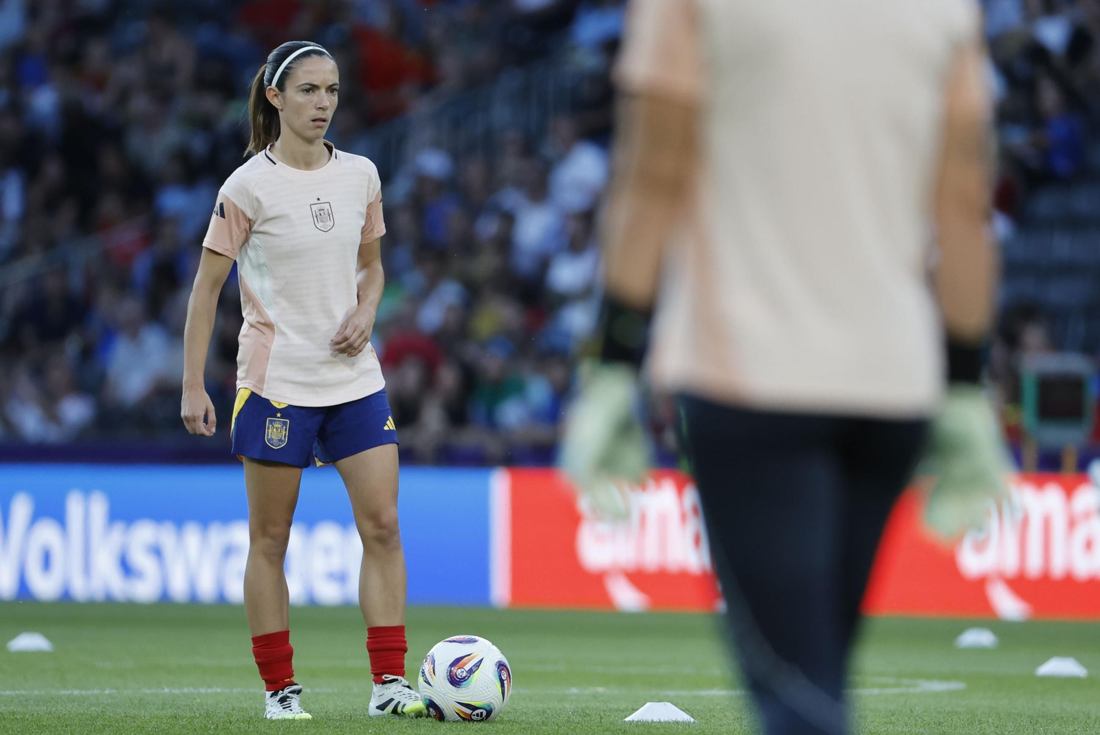 Las fotos del Italia - España de la Eurocopa femenina