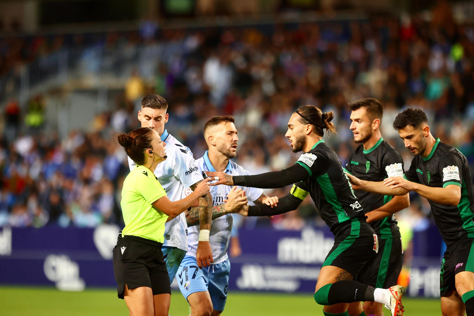 El Málaga CF-Córdoba, en fotos