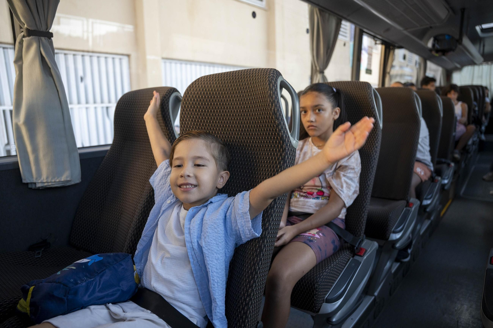 Primer día de colegio en el CEIP San Valentín de Almería, en imágenes