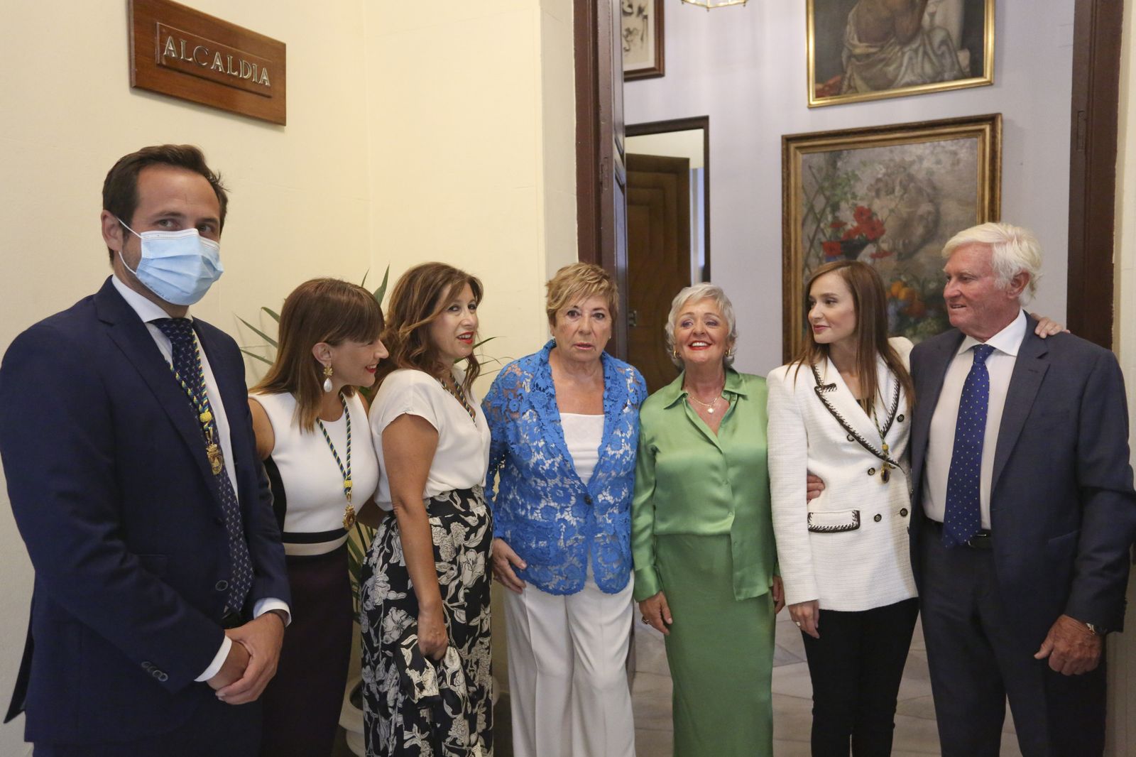 Homenaje a Celia Villalobos en el Ayuntamiento de Málaga (fotos)