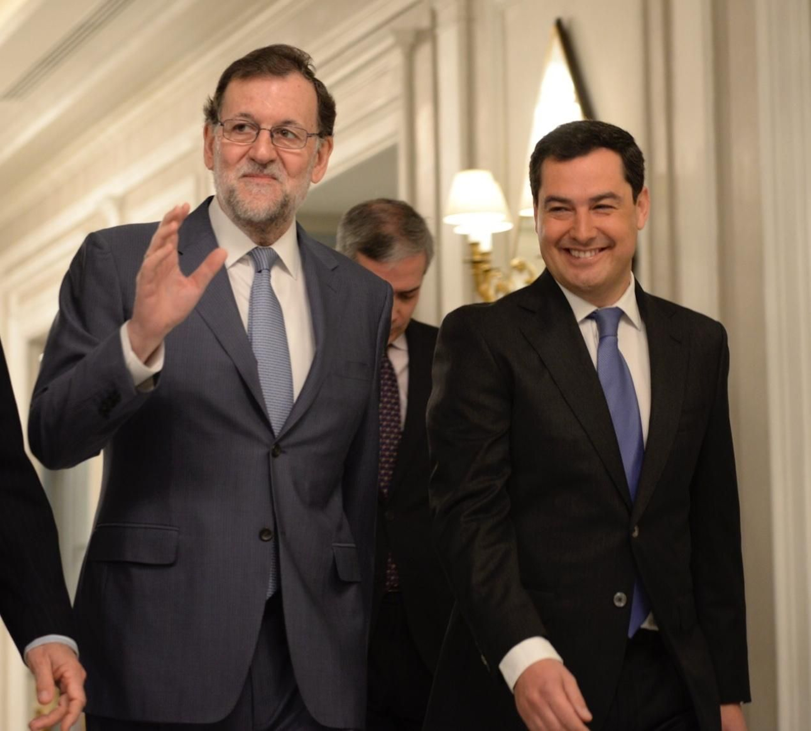 Rajoy y Moreno.
