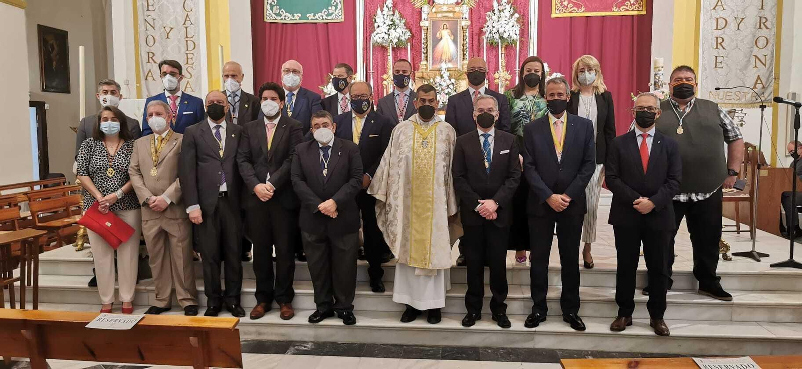 Los asistentes a la toma de posesión de la nueva junta de gobierno de La Palma.