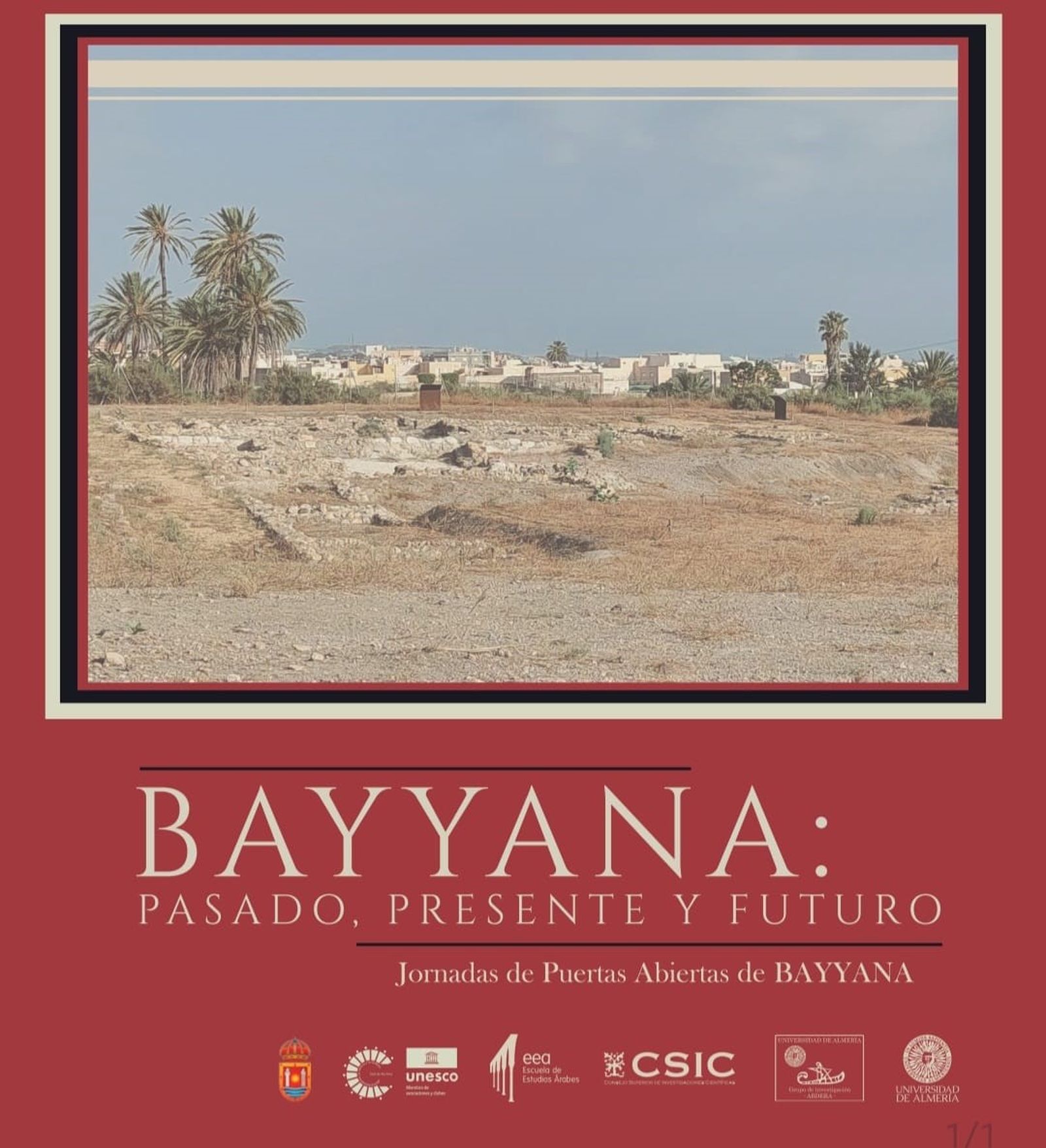 Cartel de las Jornadas que se celebran hasta el sábado.