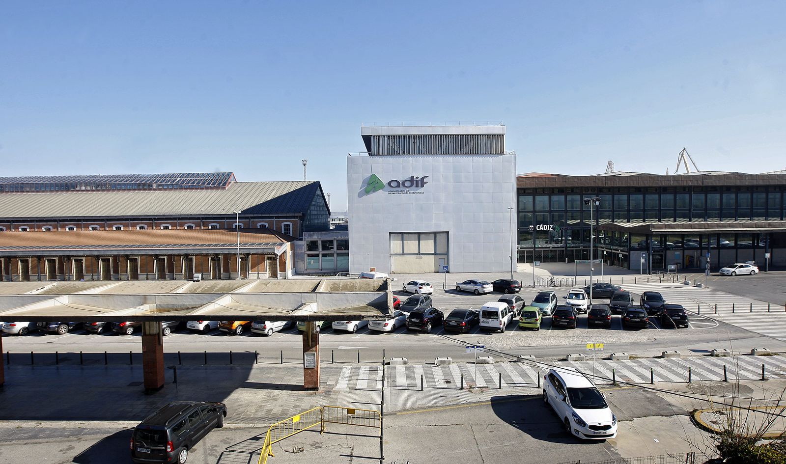 La estación de trenes de la ciudad de Cádiz.