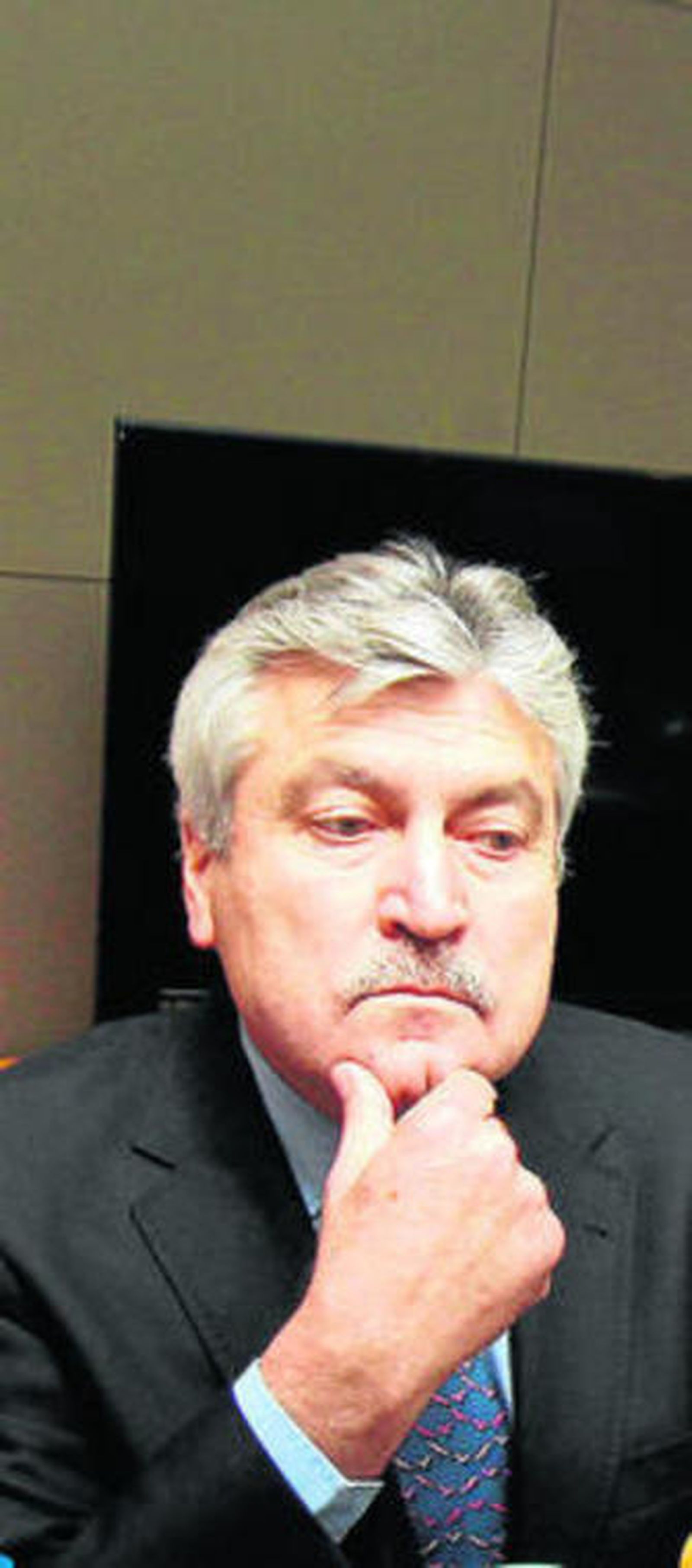 Rafael Mateos, en una junta de accionistas del Xerez.