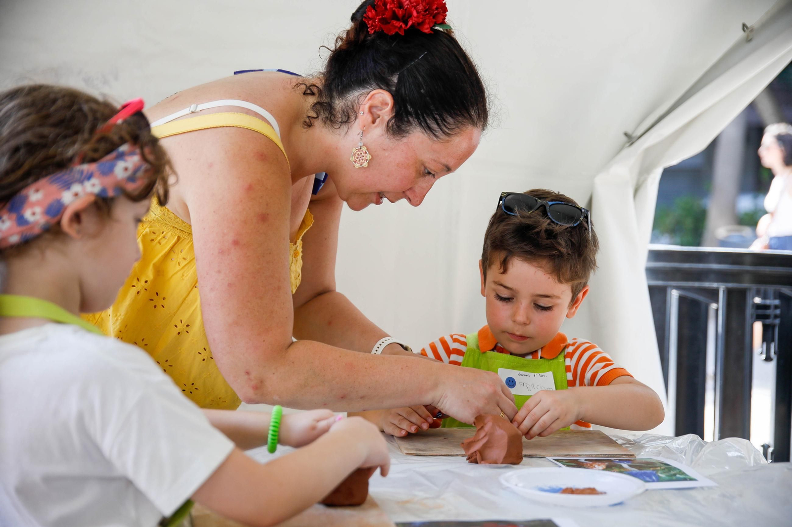 Los talleres infantiles de cerámica de 'Alfaralmería', en imágenes