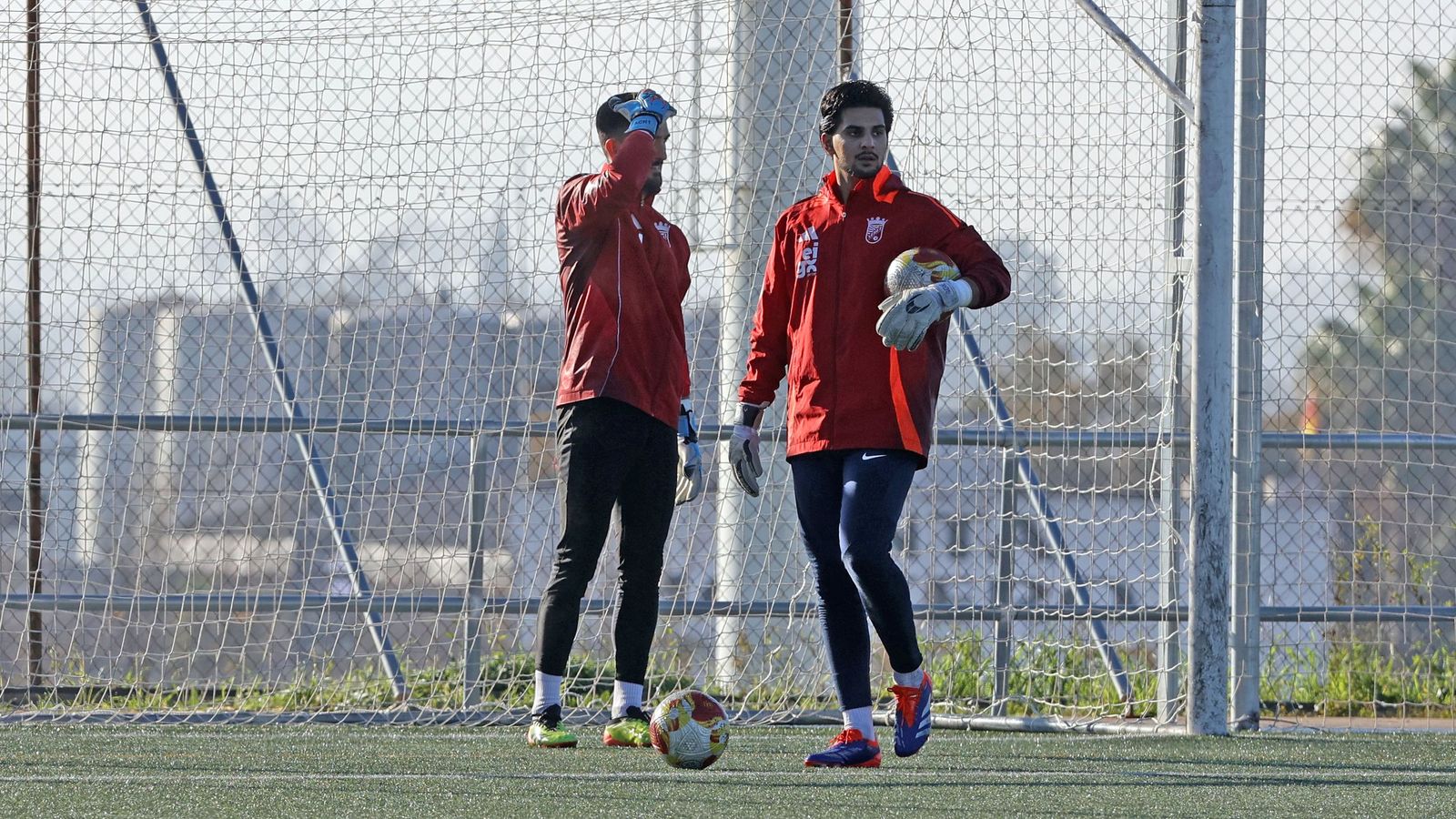 Imágenes del entrenamiento del Xerez CD en Picadueñas