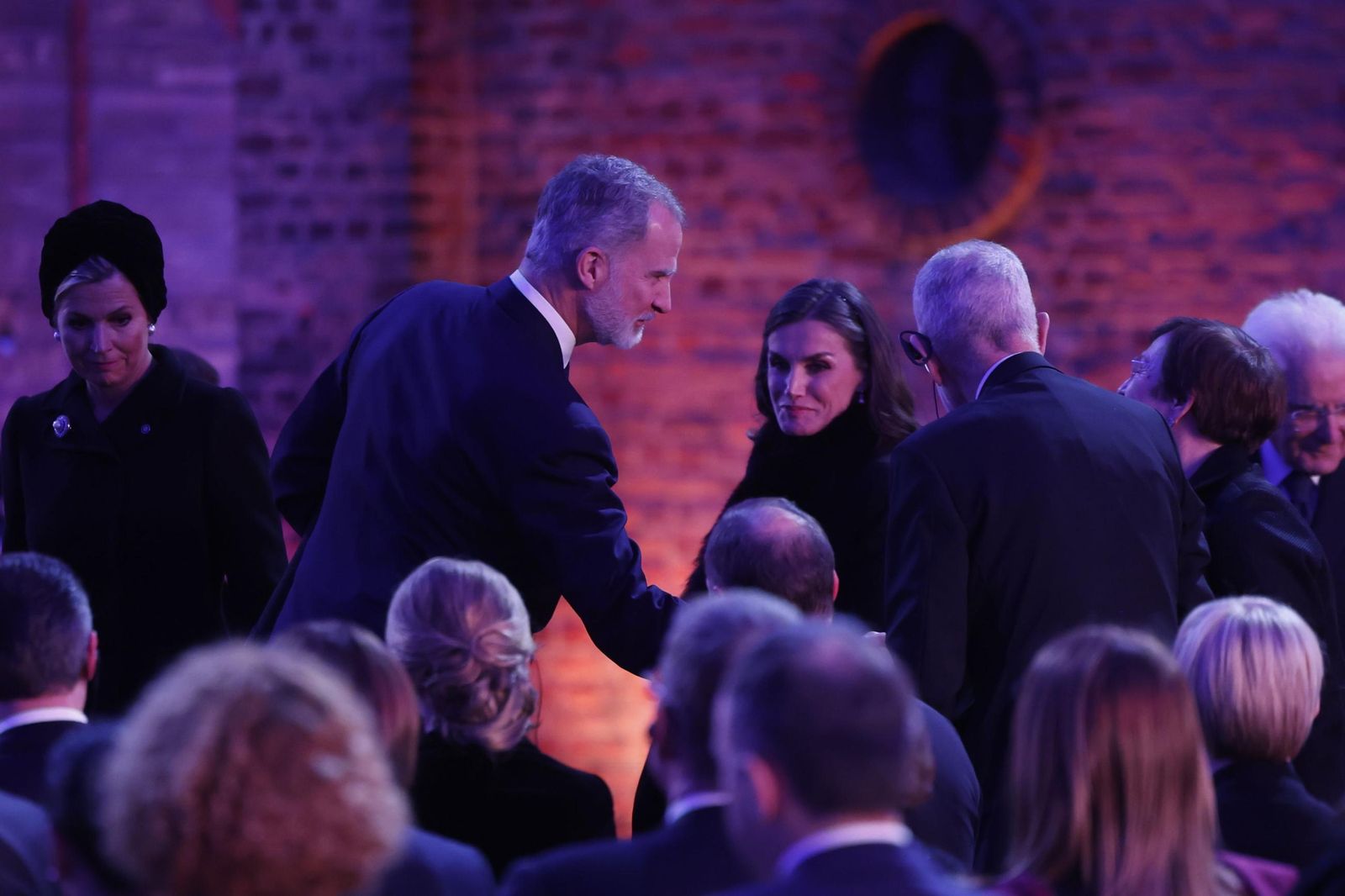 Los Reyes de España asisten al 80 aniversario de la liberación del campo de concentración de Auschwitz