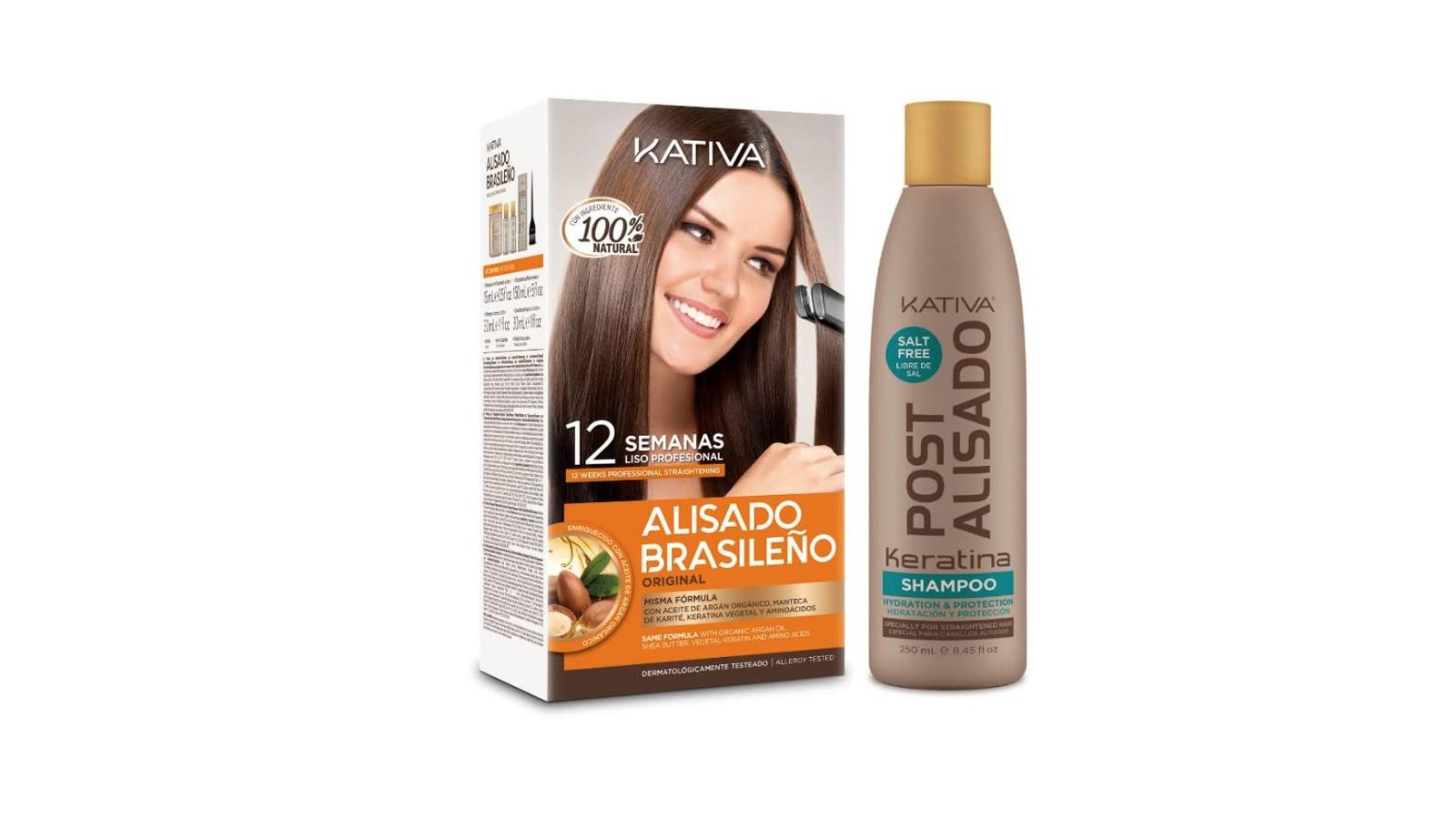 Kit de alisado brasileño Kativa