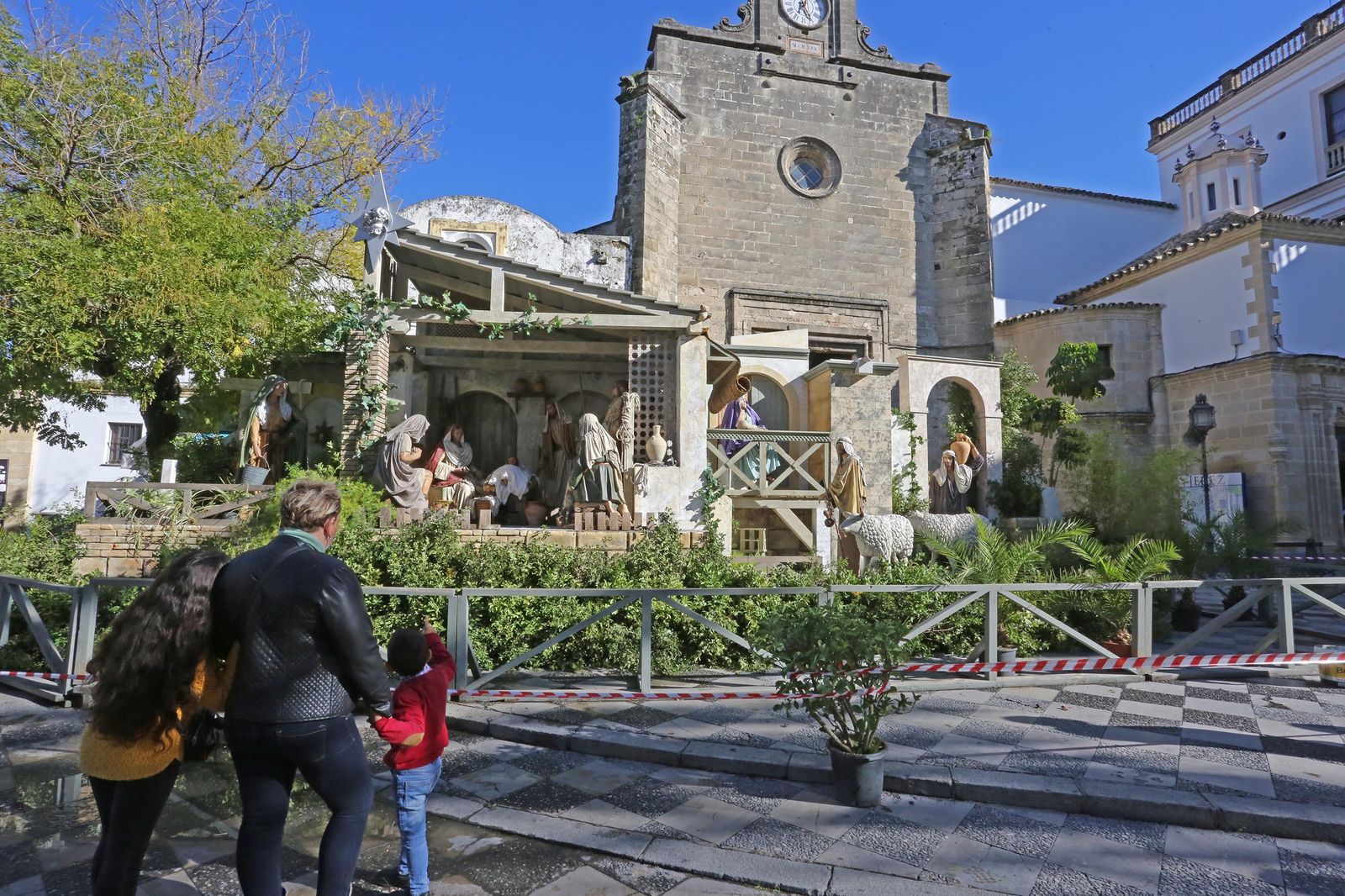 El Belén Monumental ya está listo en Santo Domingo.