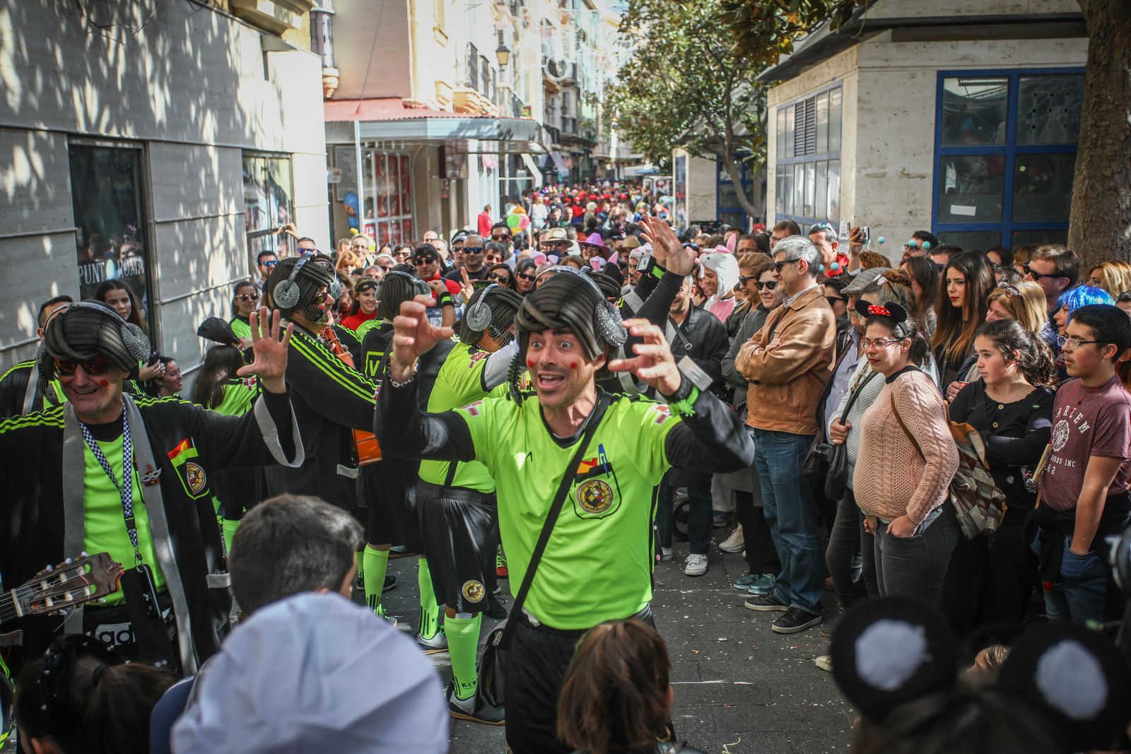 Batalla de coplas en el centro histórico