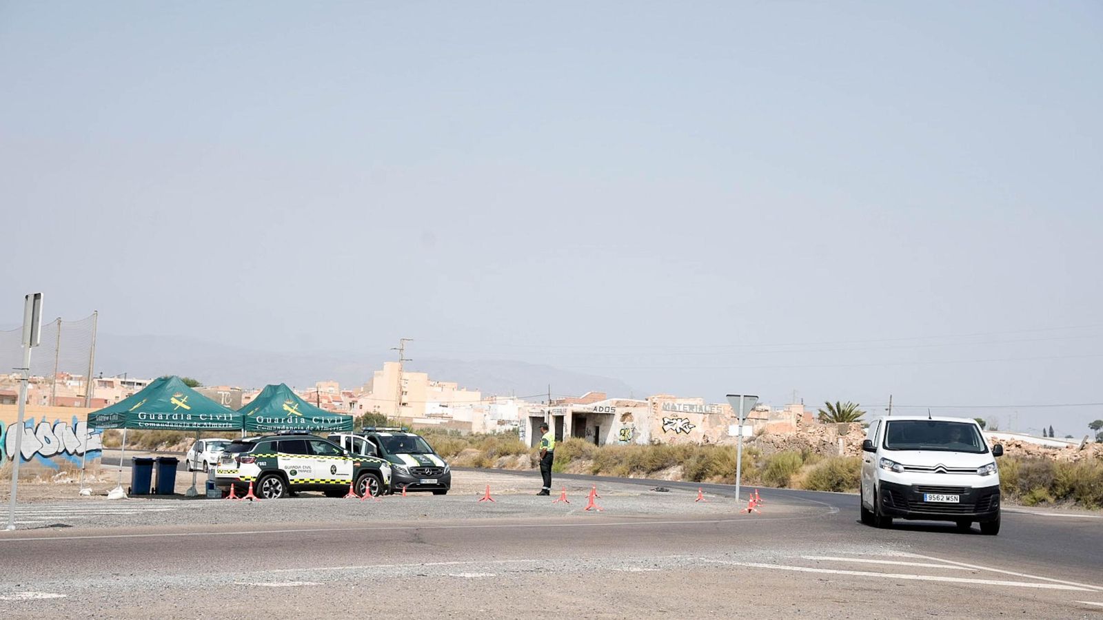 Controles de alcohol y drogas a los conductores en los accesos al Dreambeach