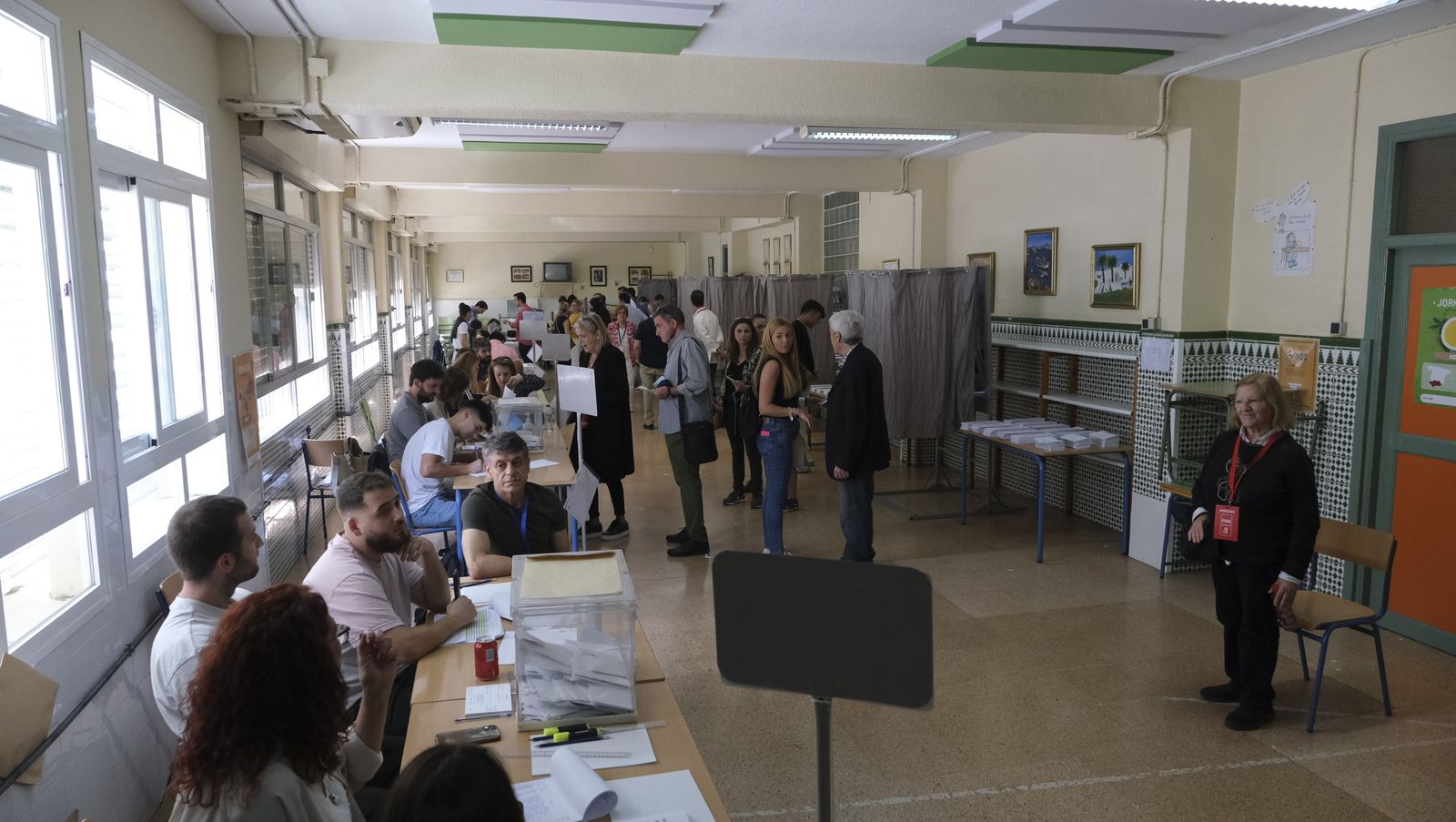Imágenes de las votaciones en las Elecciones Municipales 2023, en Almería capital