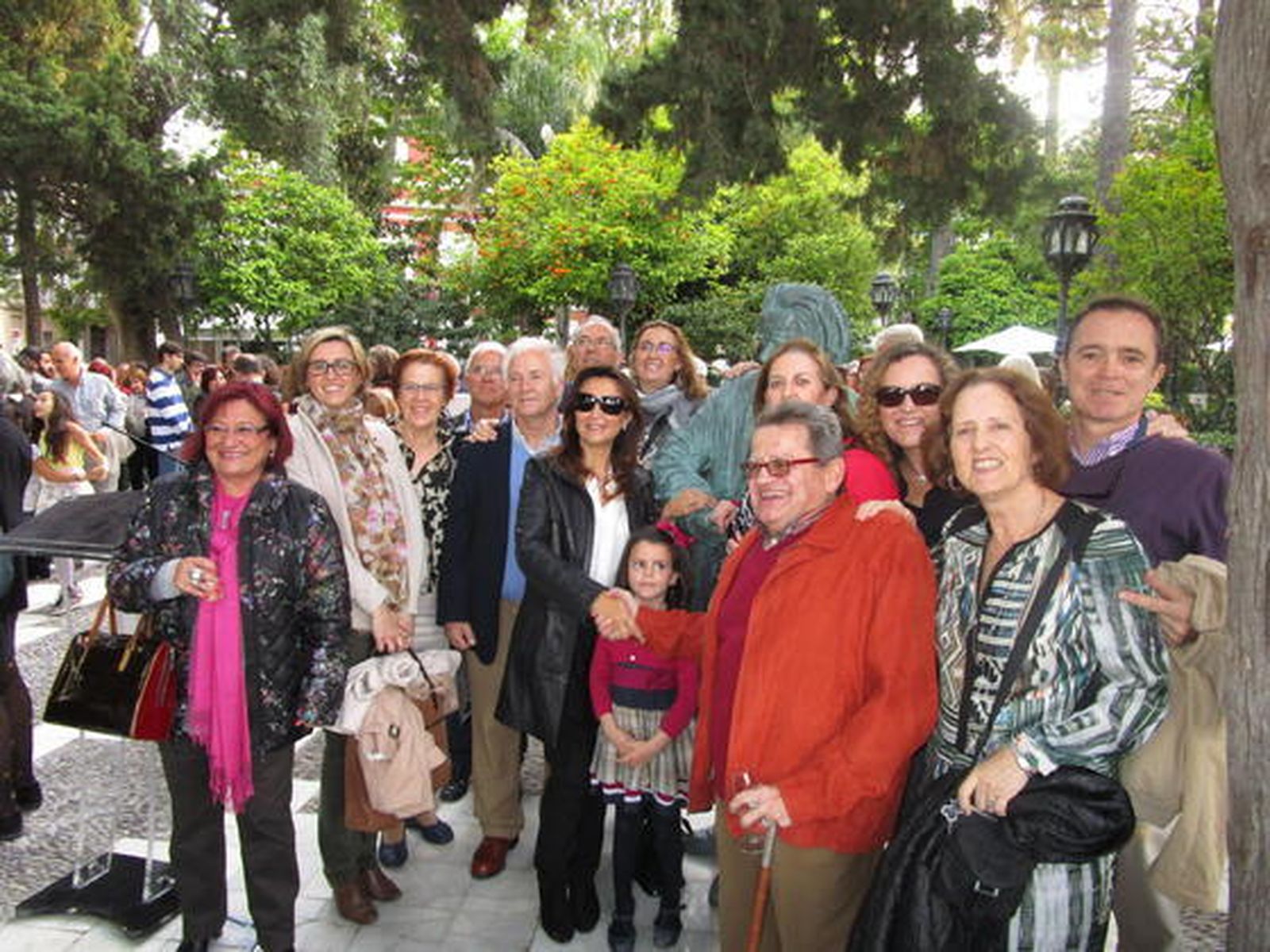 Ana Rodríguez-Tenorio, Álvaro, Antusa, Tete, Suana, Alejandro, Guillermo, Bea y Almudena de Ory y Jesús Fernández-Palacios.  Foto: Ignacio Casas de Ciria