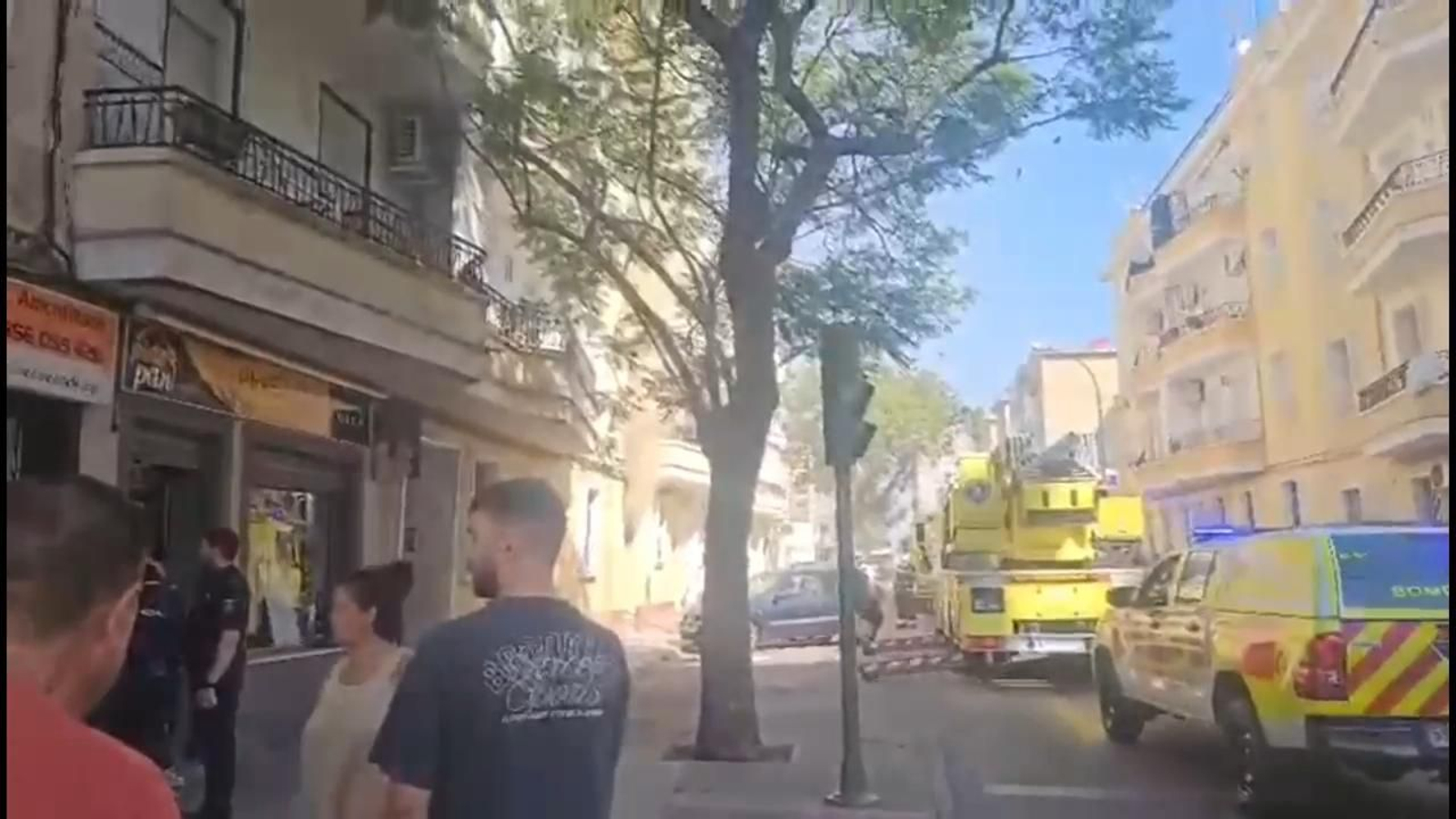 Incendio en un piso de la avenida del Amontillado en Jerez